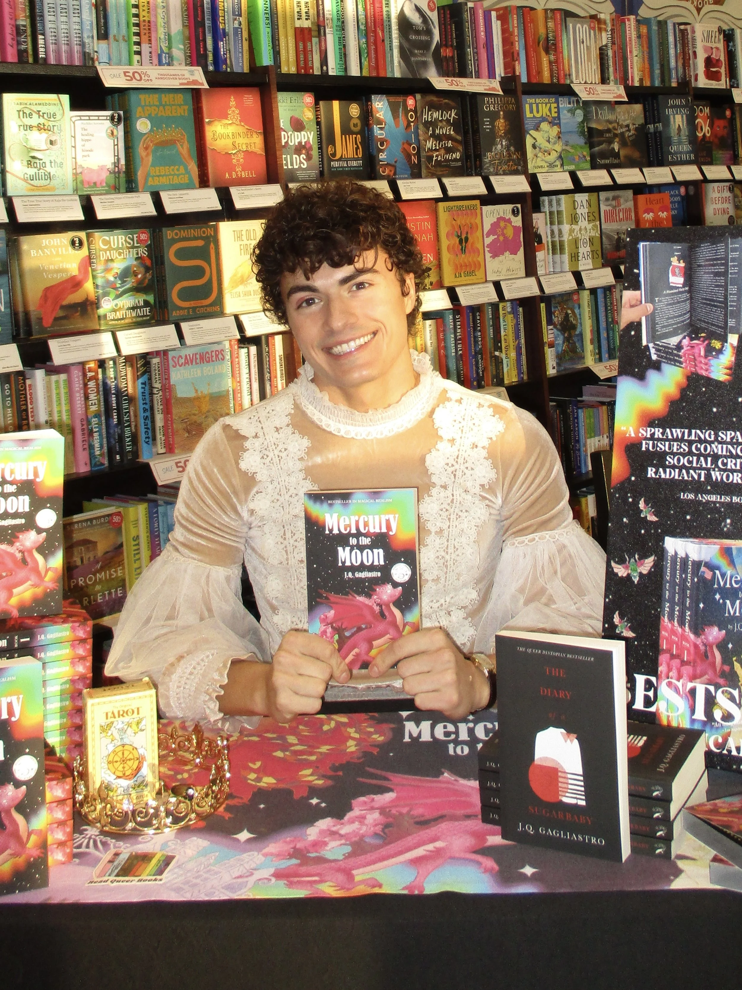 jq gagliastro books signing barnes and noble morris plains nj new jersey Mercury to the Moon by J.Q. Gagliastro fantasy books