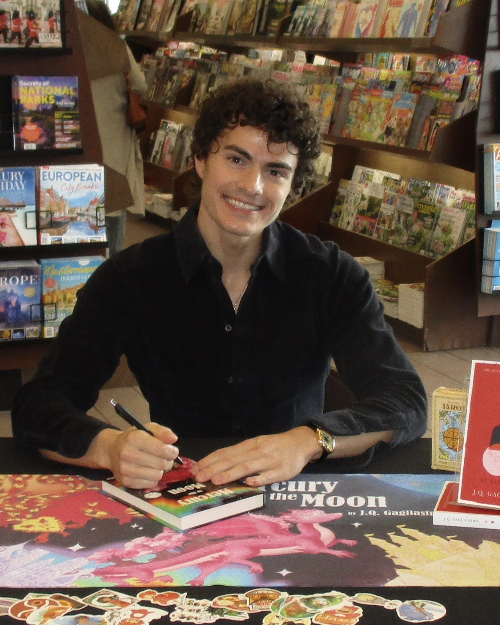 jq gagliastro book signing barnes and noble woodland park nj new jersey Mercury to the Moon by J.Q. Gagliastro barnes &amp; noble fantasy books