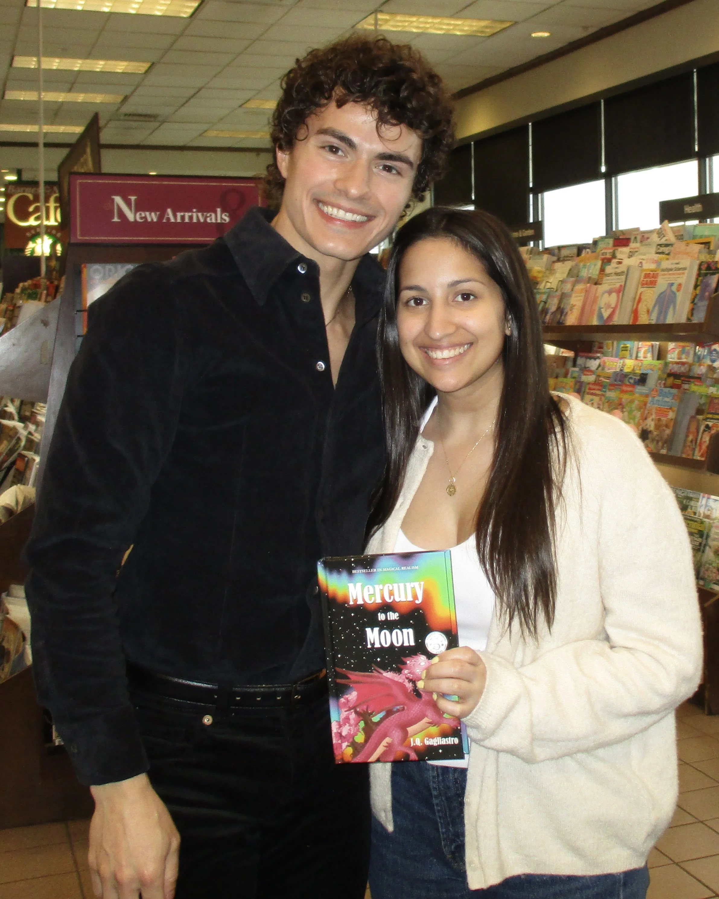 jq gagliastro book signing barnes and noble woodland park nj new jersey Mercury to the Moon by J.Q. Gagliastro barnes &amp; noble fantasy books