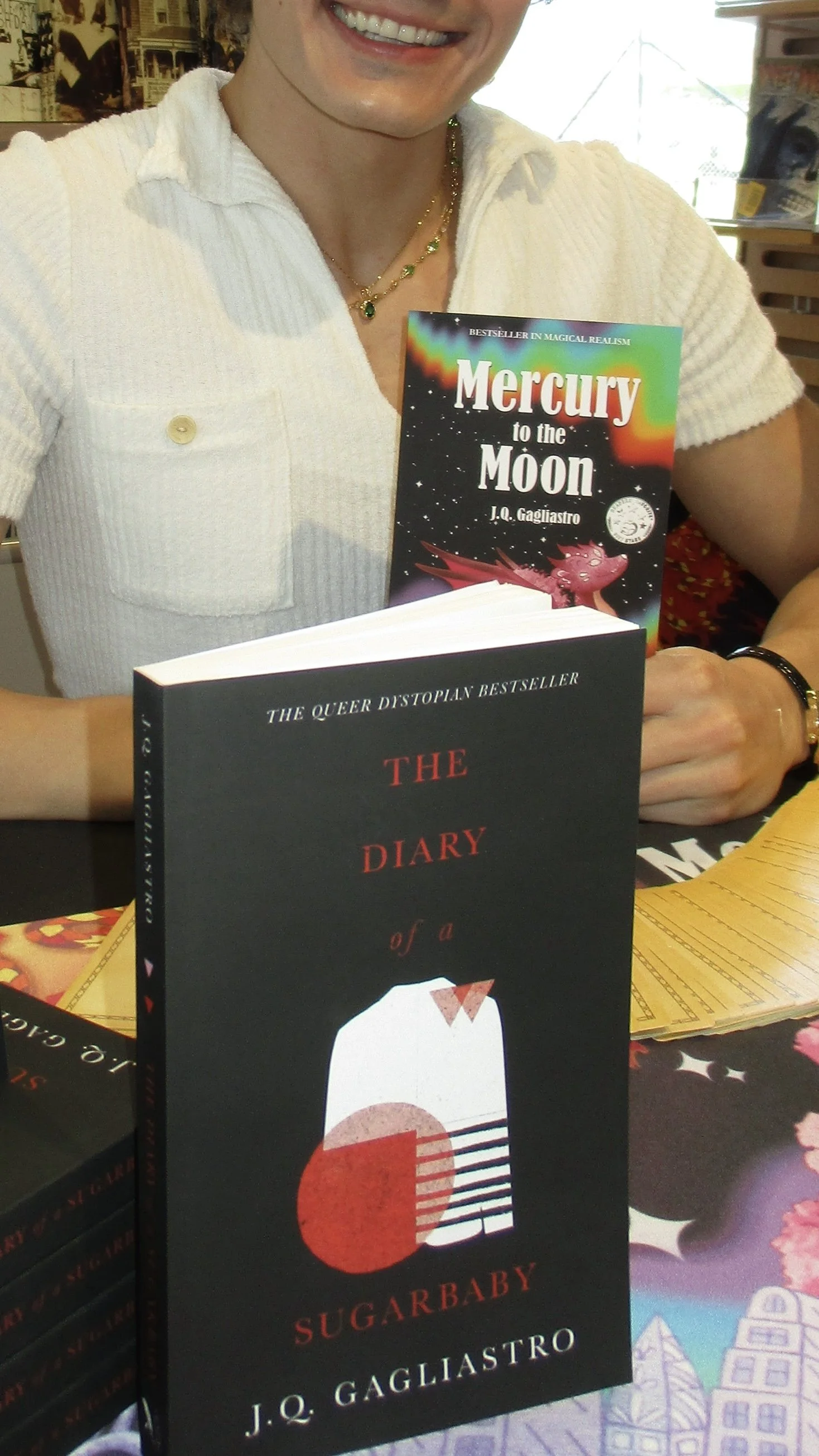 jq gagliastro books signing barnes and noble eatontown nj monmouth mall new jersey Mercury to the Moon by J.Q. Gagliastro barnes &amp; noble fantasy books