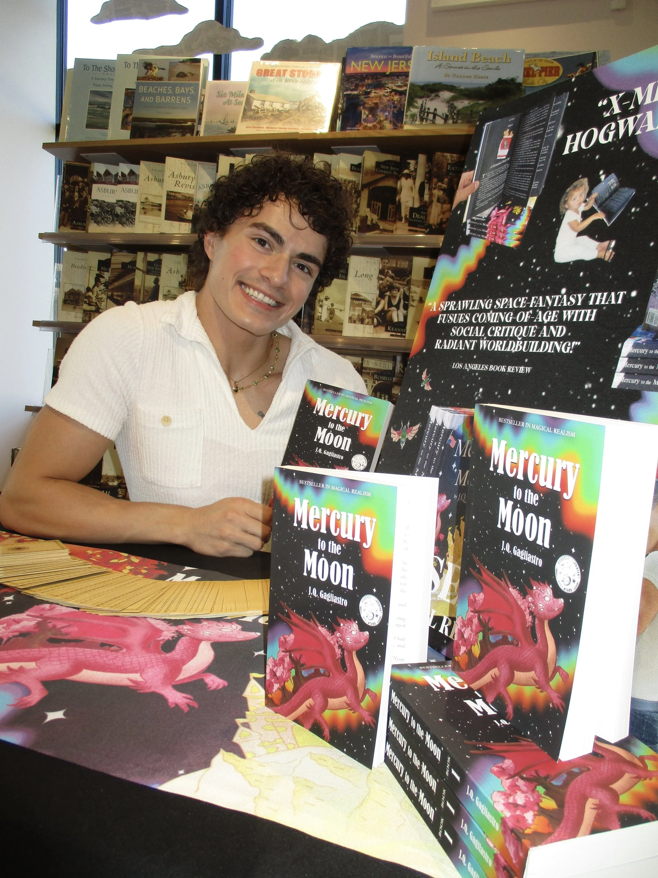jq gagliastro books signing barnes and noble eatontown nj monmouth mall new jersey Mercury to the Moon by J.Q. Gagliastro barnes &amp; noble fantasy books