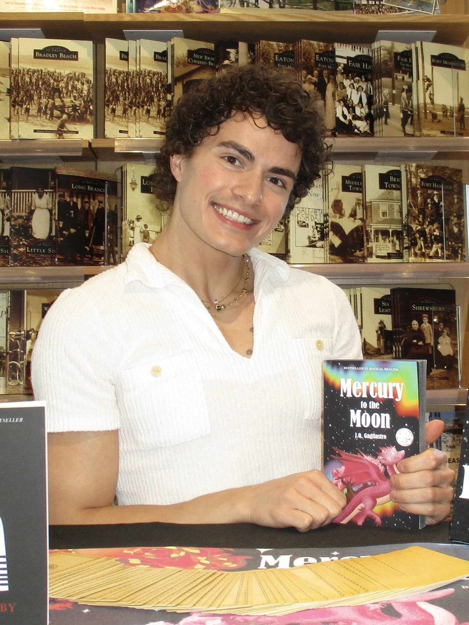 jq gagliastro books signing barnes and noble eatontown nj monmouth mall new jersey Mercury to the Moon by J.Q. Gagliastro barnes &amp; noble fantasy books