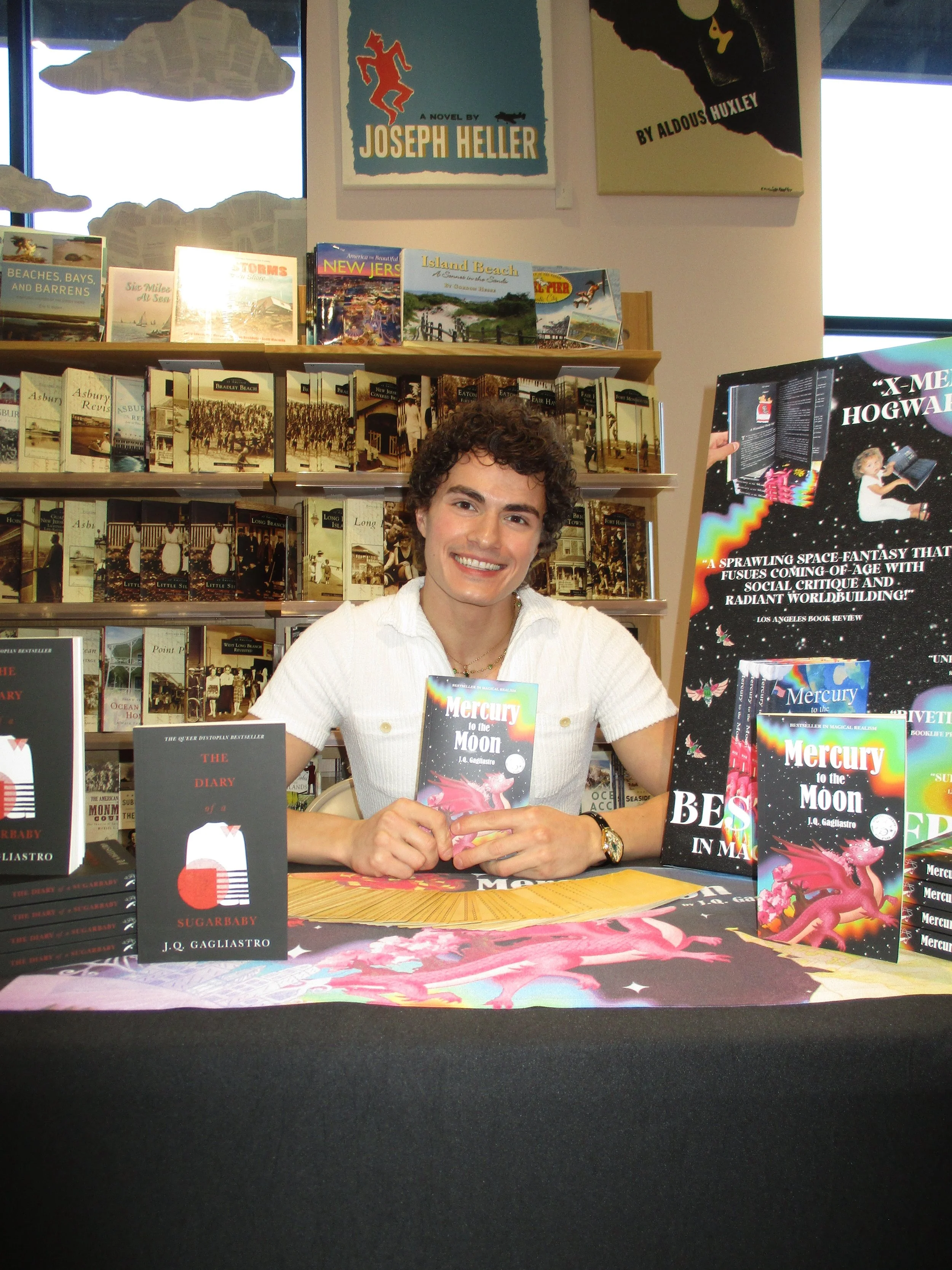 jq gagliastro books signing barnes and noble eatontown nj monmouth mall new jersey Mercury to the Moon by J.Q. Gagliastro barnes &amp; noble fantasy books
