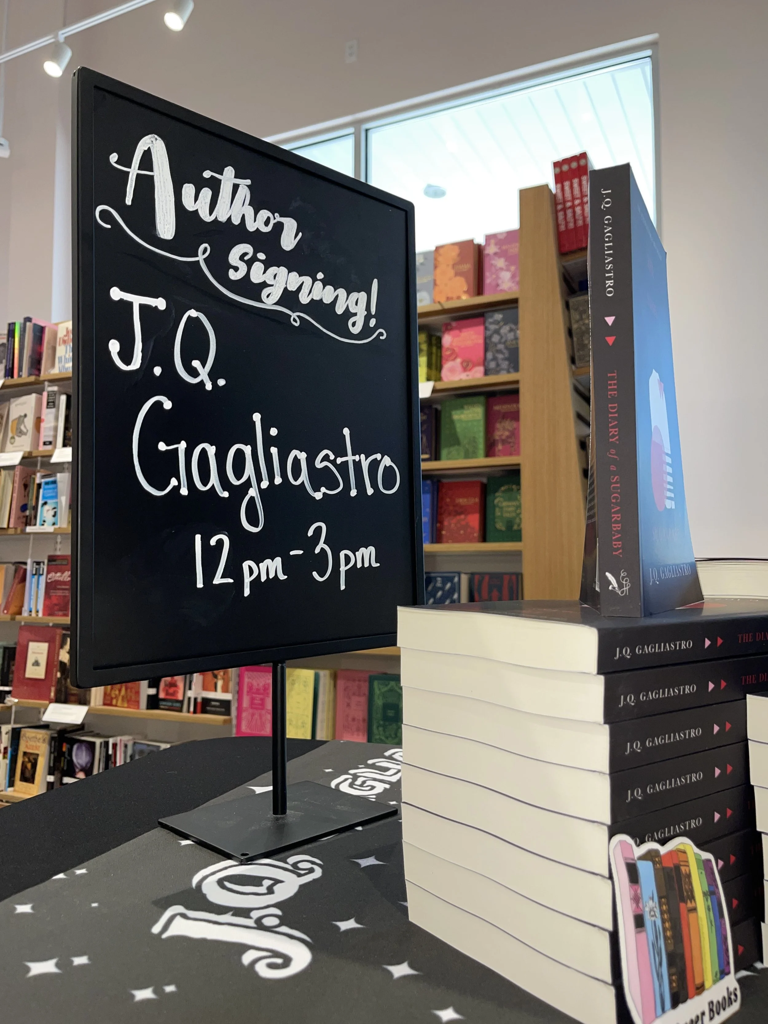 jq gagliastro book signing barnes and noble ledgewood nj new jersey Mercury to the Moon J.Q. Gagliastro barnes &amp; noble fantasy book indie bestseller