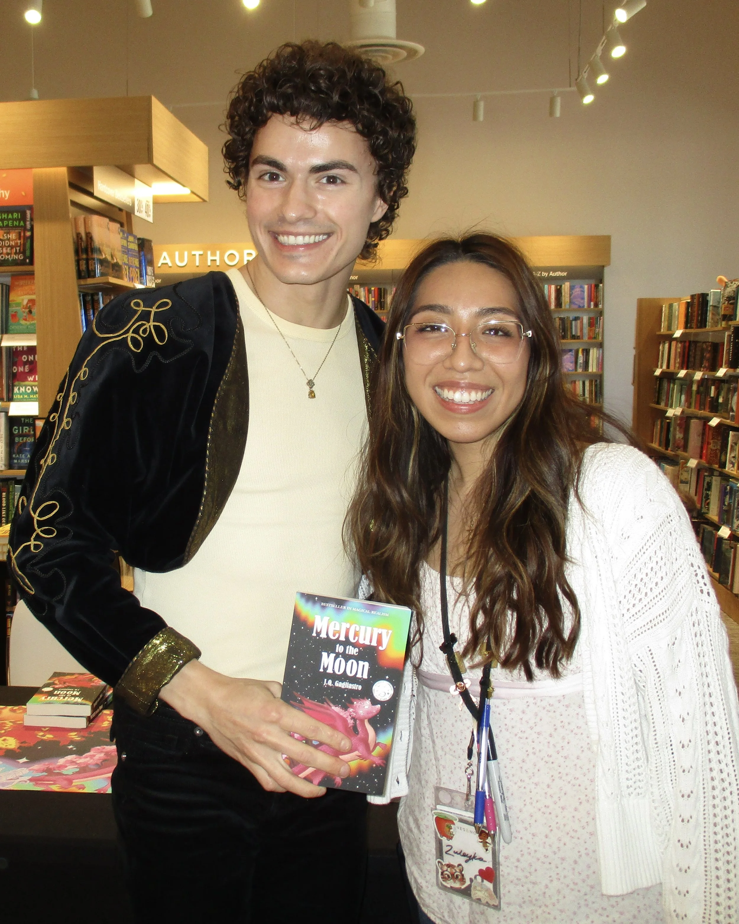 jq gagliastro book signing barnes and noble ledgewood nj new jersey Mercury to the Moon J.Q. Gagliastro barnes &amp; noble fantasy book indie bestseller