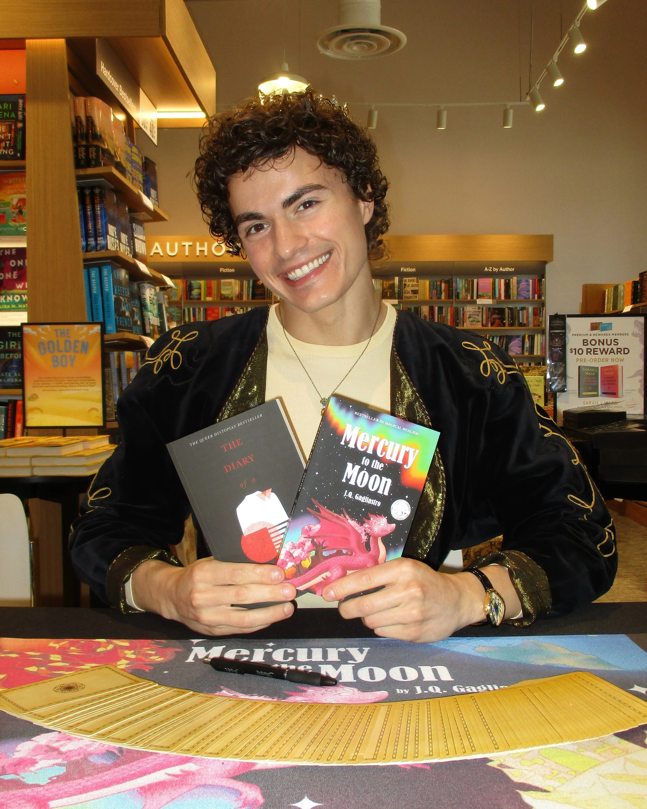 jq gagliastro book signing barnes and noble ledgewood nj new jersey Mercury to the Moon J.Q. Gagliastro barnes &amp; noble fantasy book indie bestseller
