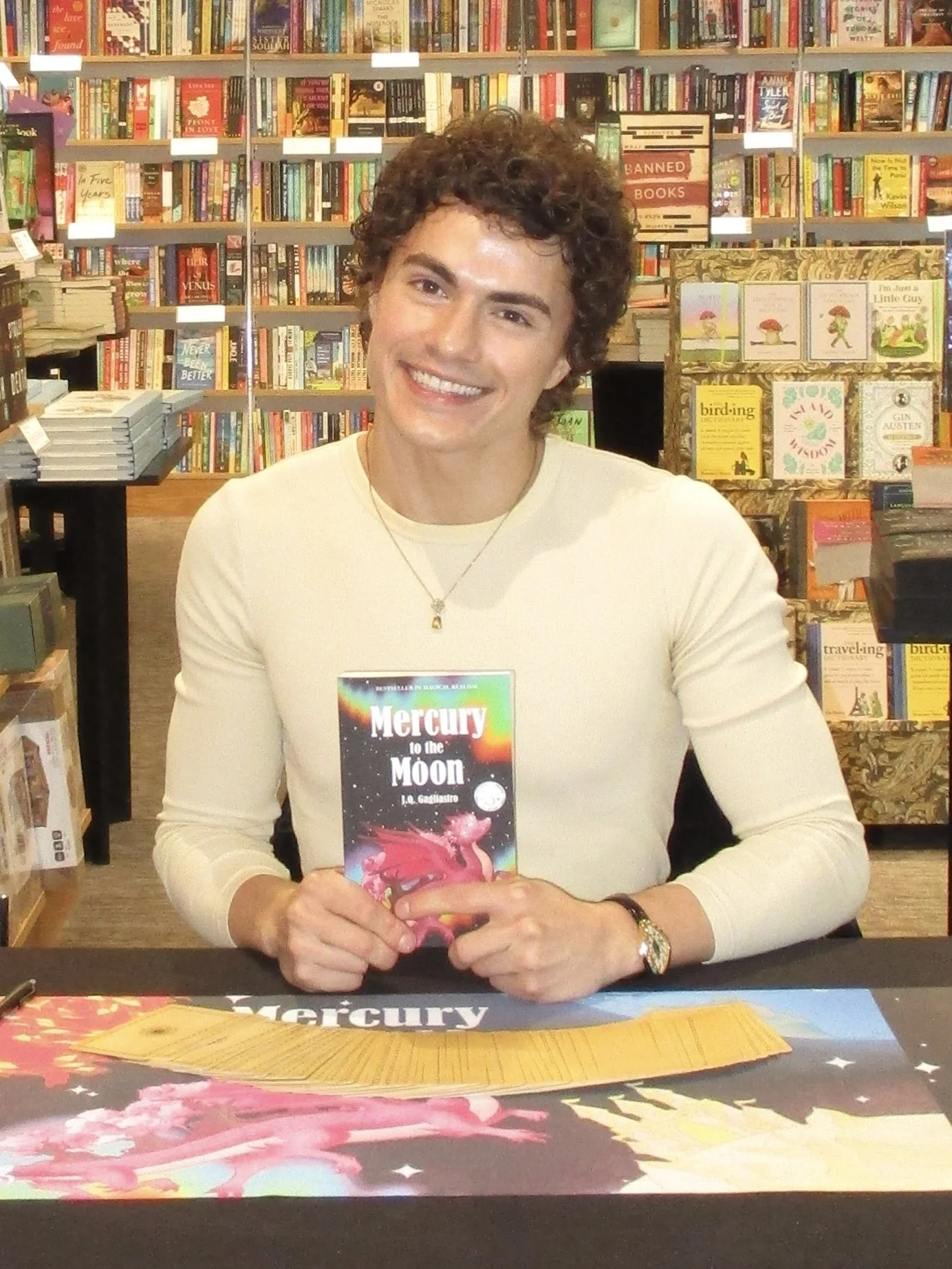 jq gagliastro book signing barnes and noble ledgewood nj new jersey Mercury to the Moon J.Q. Gagliastro barnes &amp; noble fantasy book indie bestseller