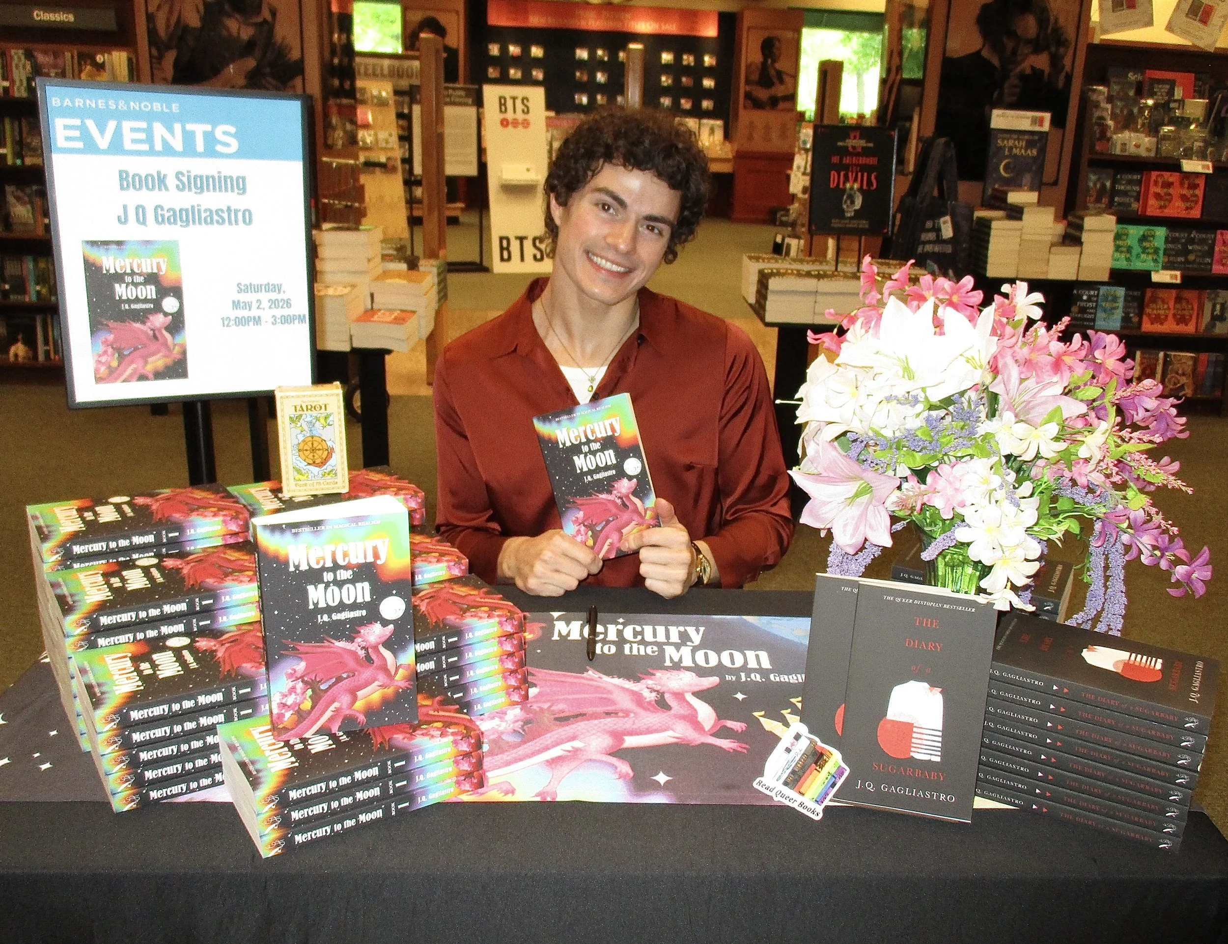 jq gagliastro book signing barnes and noble marlton nj new jersey Mercury to the Moon J.Q. Gagliastro barnes &amp; noble fantasy book indie bestseller