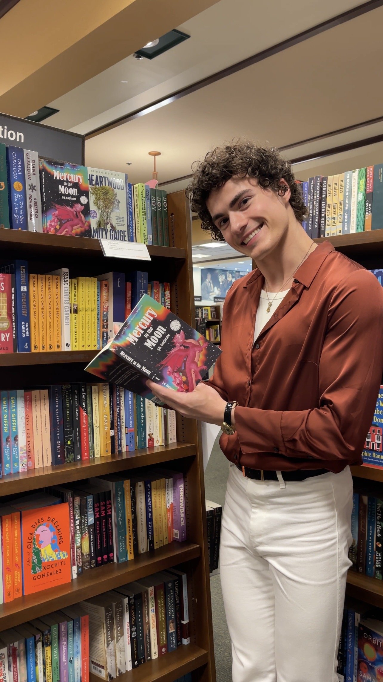 jq gagliastro book signing barnes and noble marlton nj new jersey Mercury to the Moon J.Q. Gagliastro barnes &amp; noble fantasy book indie bestseller