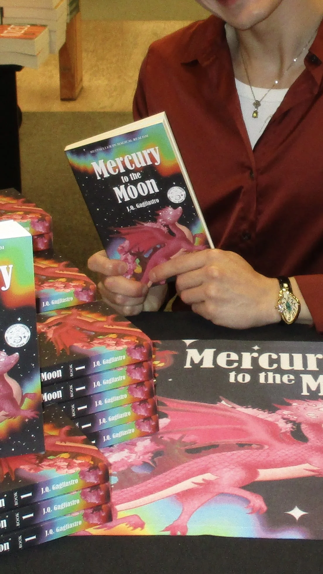 jq gagliastro book signing barnes and noble marlton nj new jersey Mercury to the Moon J.Q. Gagliastro barnes &amp; noble fantasy book indie bestseller