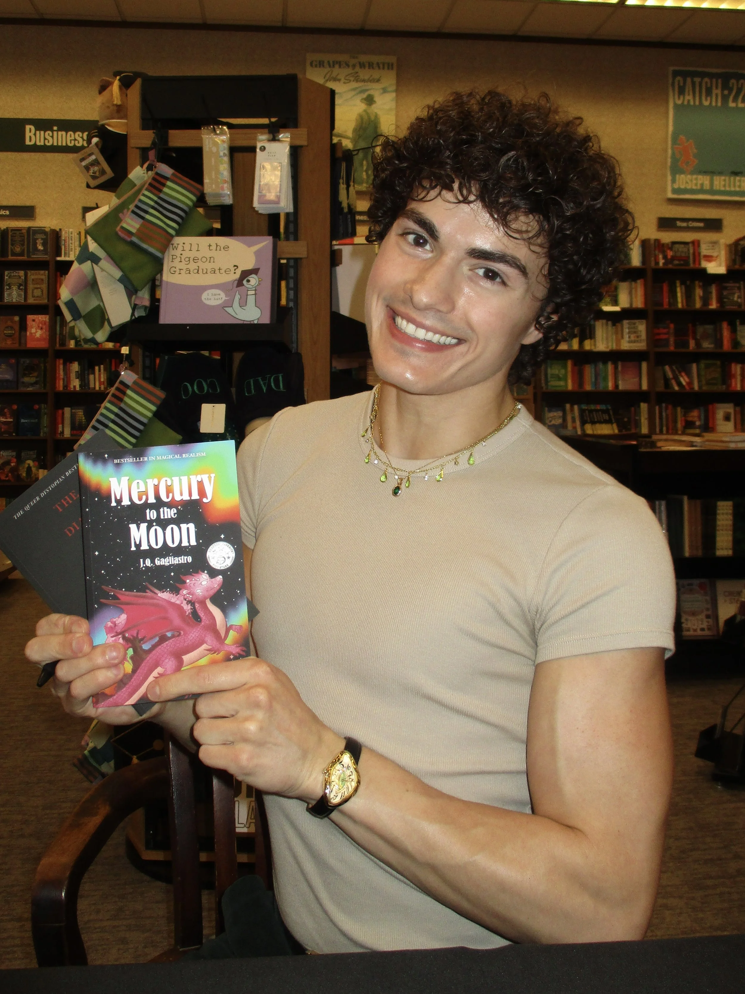 jq gagliastro book signing barnes and noble broomall pa Mercury to the Moon J.Q. Gagliastro barnes &amp; noble fantasy book indie bestseller
