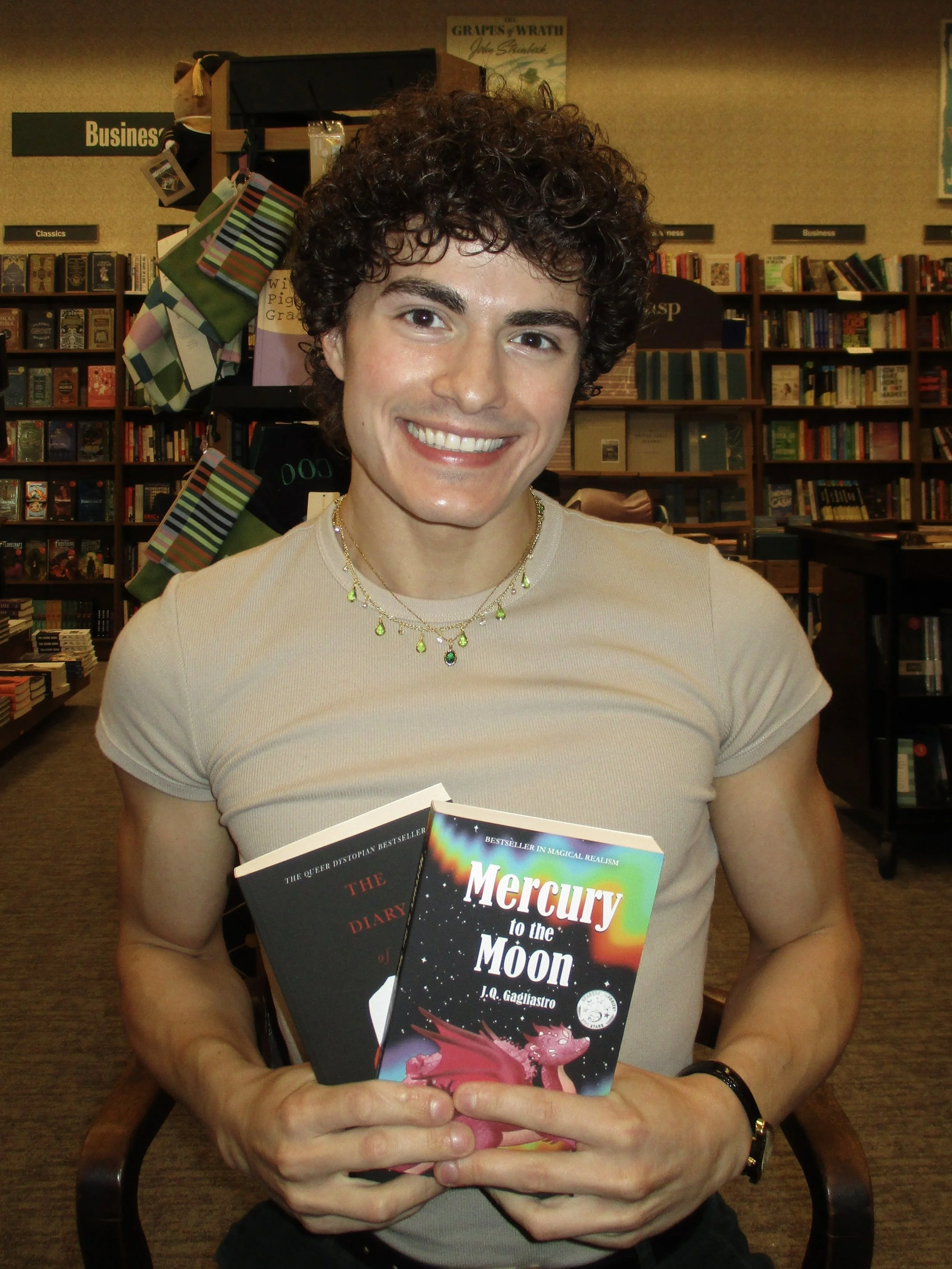 jq gagliastro book signing barnes and noble broomall pa Mercury to the Moon J.Q. Gagliastro barnes &amp; noble fantasy book indie bestseller