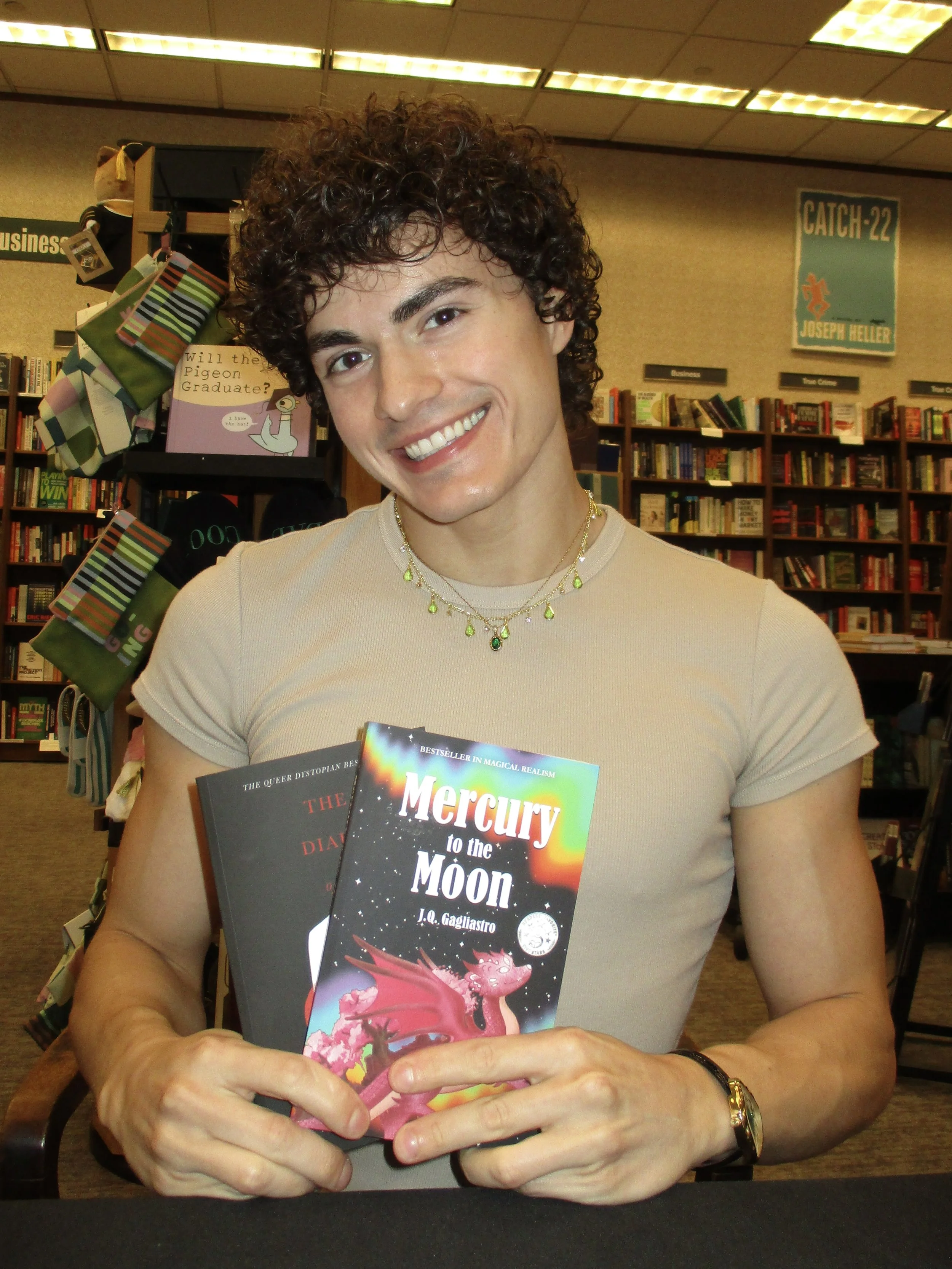 jq gagliastro book signing barnes and noble broomall pa Mercury to the Moon J.Q. Gagliastro barnes &amp; noble fantasy book indie bestseller