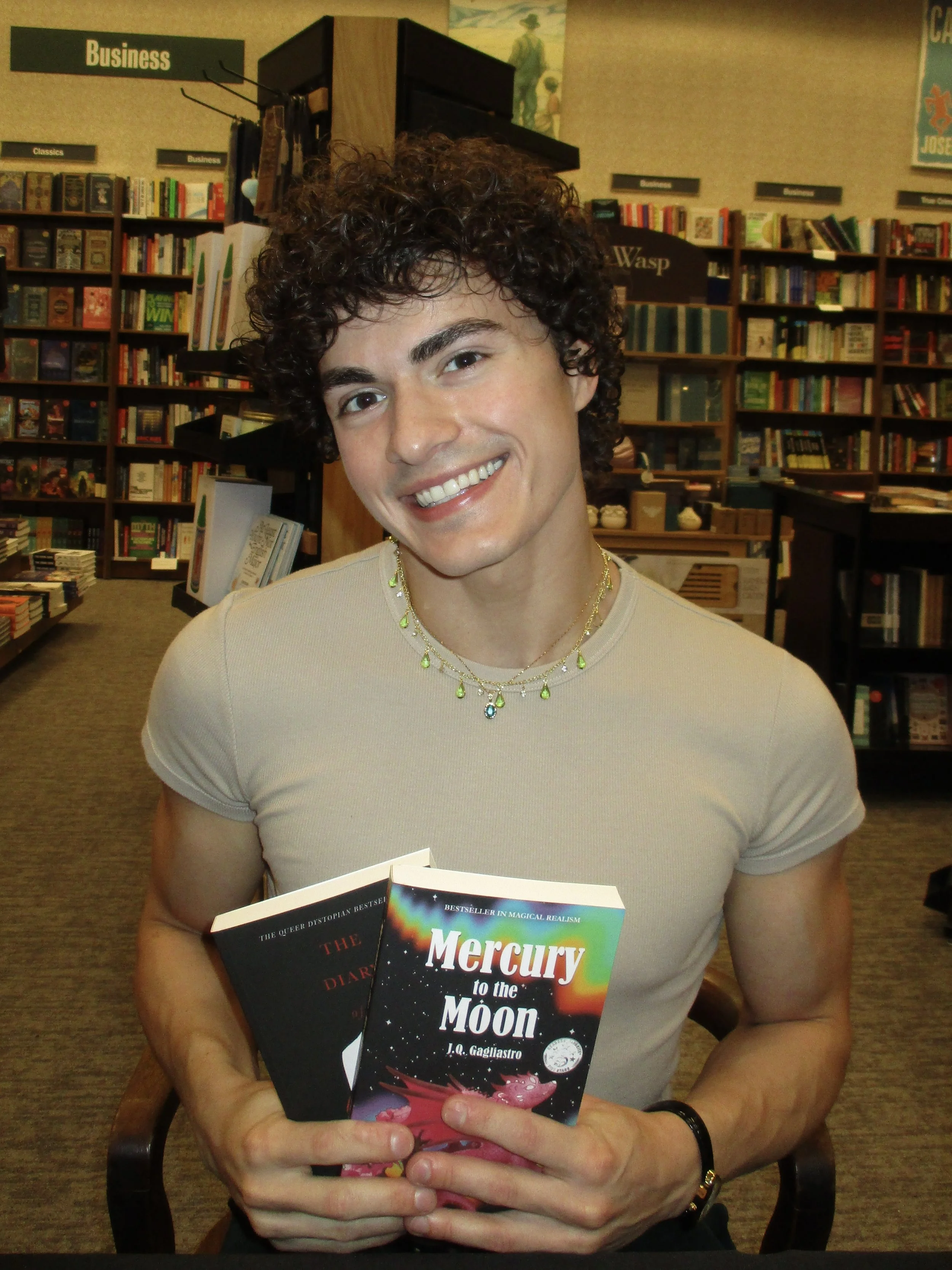 jq gagliastro book signing barnes and noble broomall pa Mercury to the Moon J.Q. Gagliastro barnes &amp; noble fantasy book indie bestseller