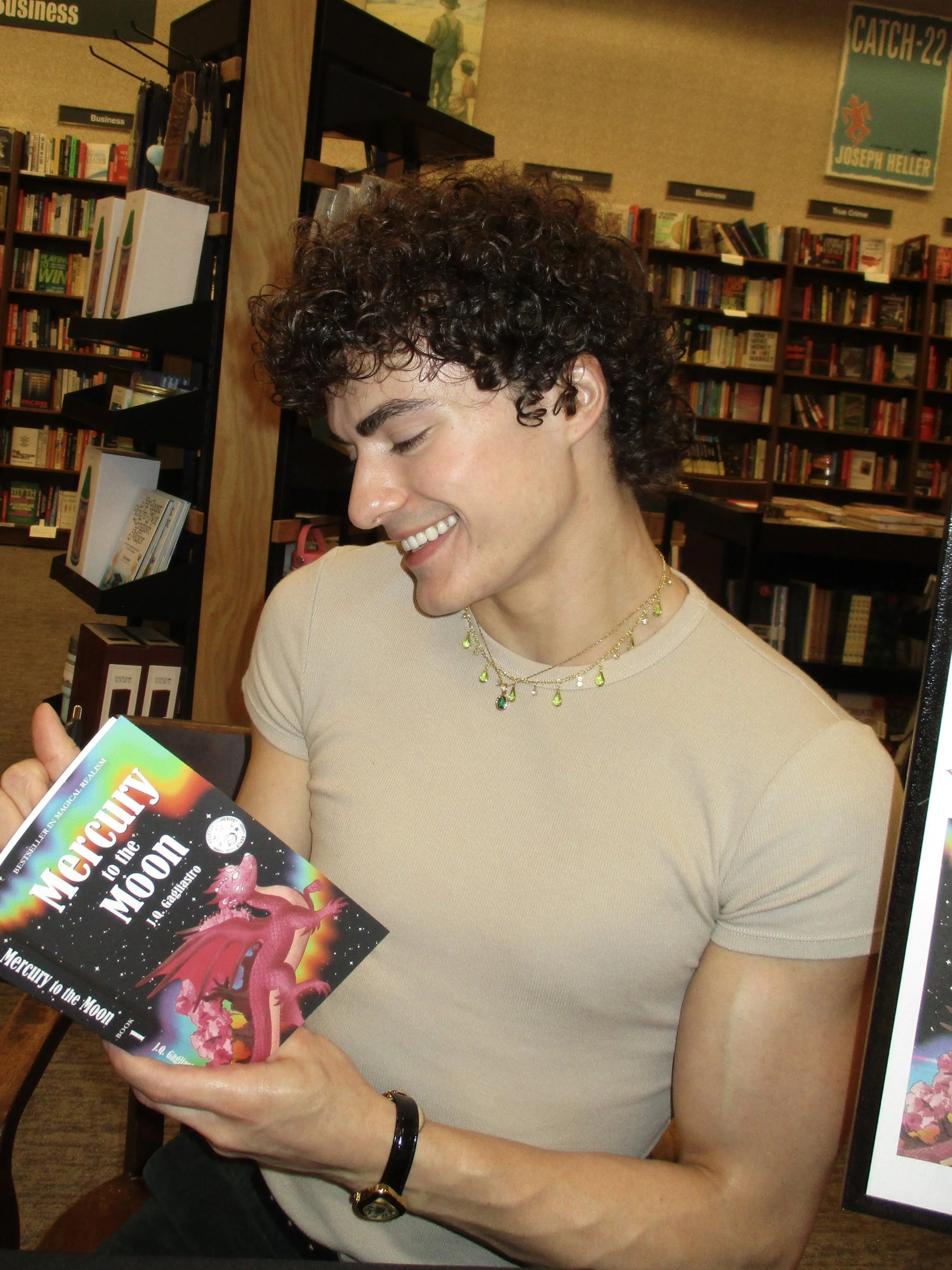 jq gagliastro book signing barnes and noble broomall pa Mercury to the Moon J.Q. Gagliastro barnes &amp; noble fantasy book indie bestseller