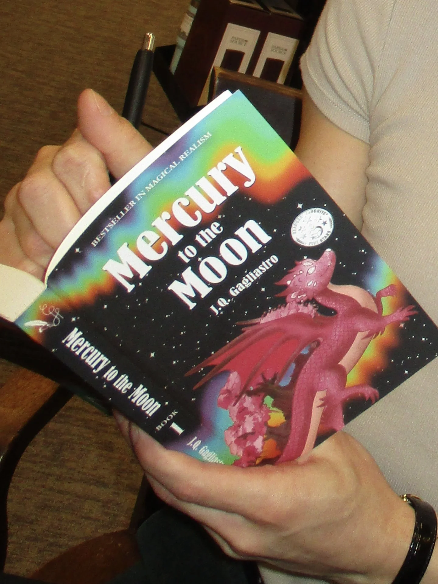 jq gagliastro book signing barnes and noble broomall pa Mercury to the Moon J.Q. Gagliastro barnes &amp; noble fantasy book indie bestseller