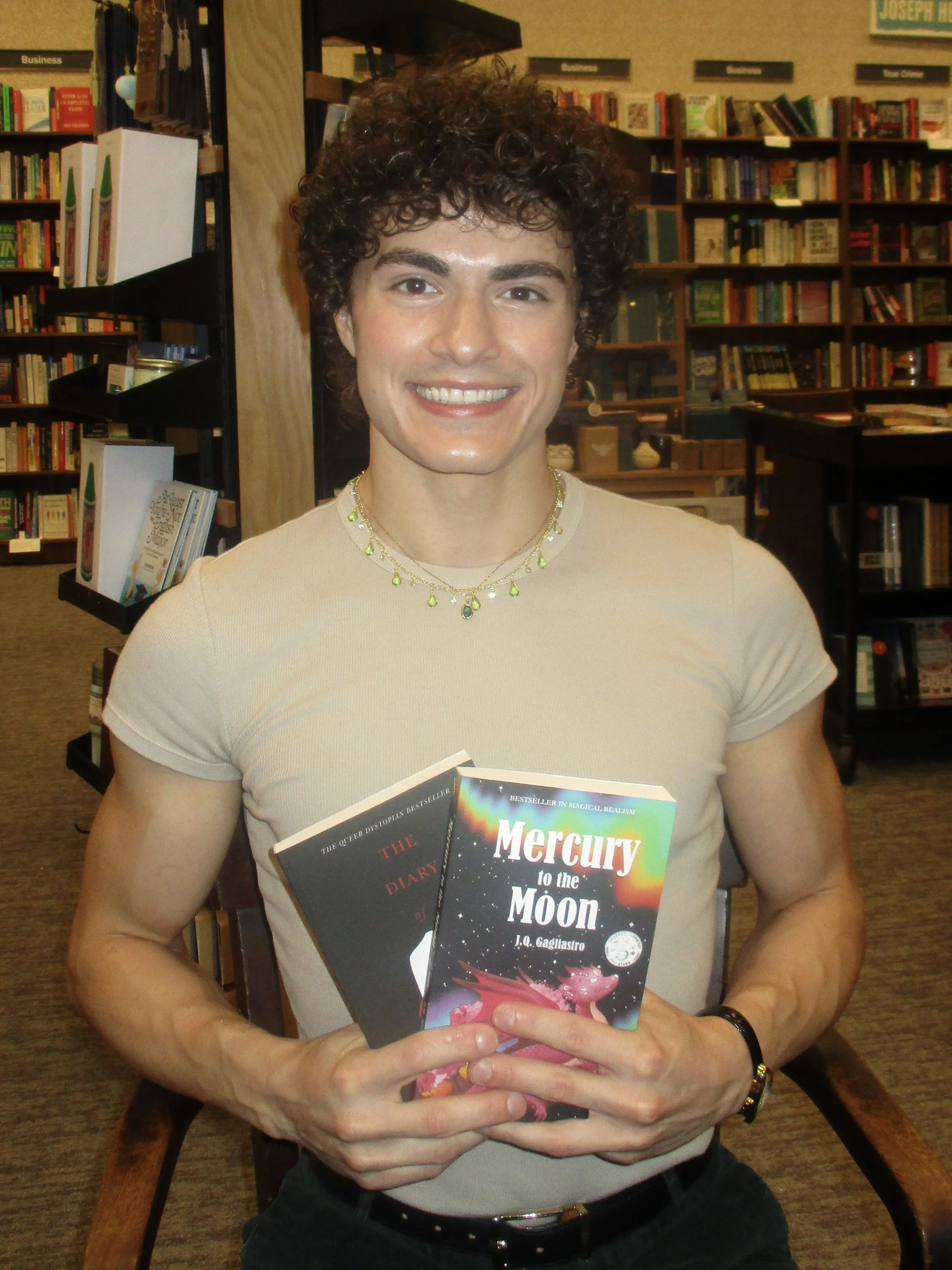 jq gagliastro book signing barnes and noble broomall pa Mercury to the Moon J.Q. Gagliastro barnes &amp; noble fantasy book indie bestseller