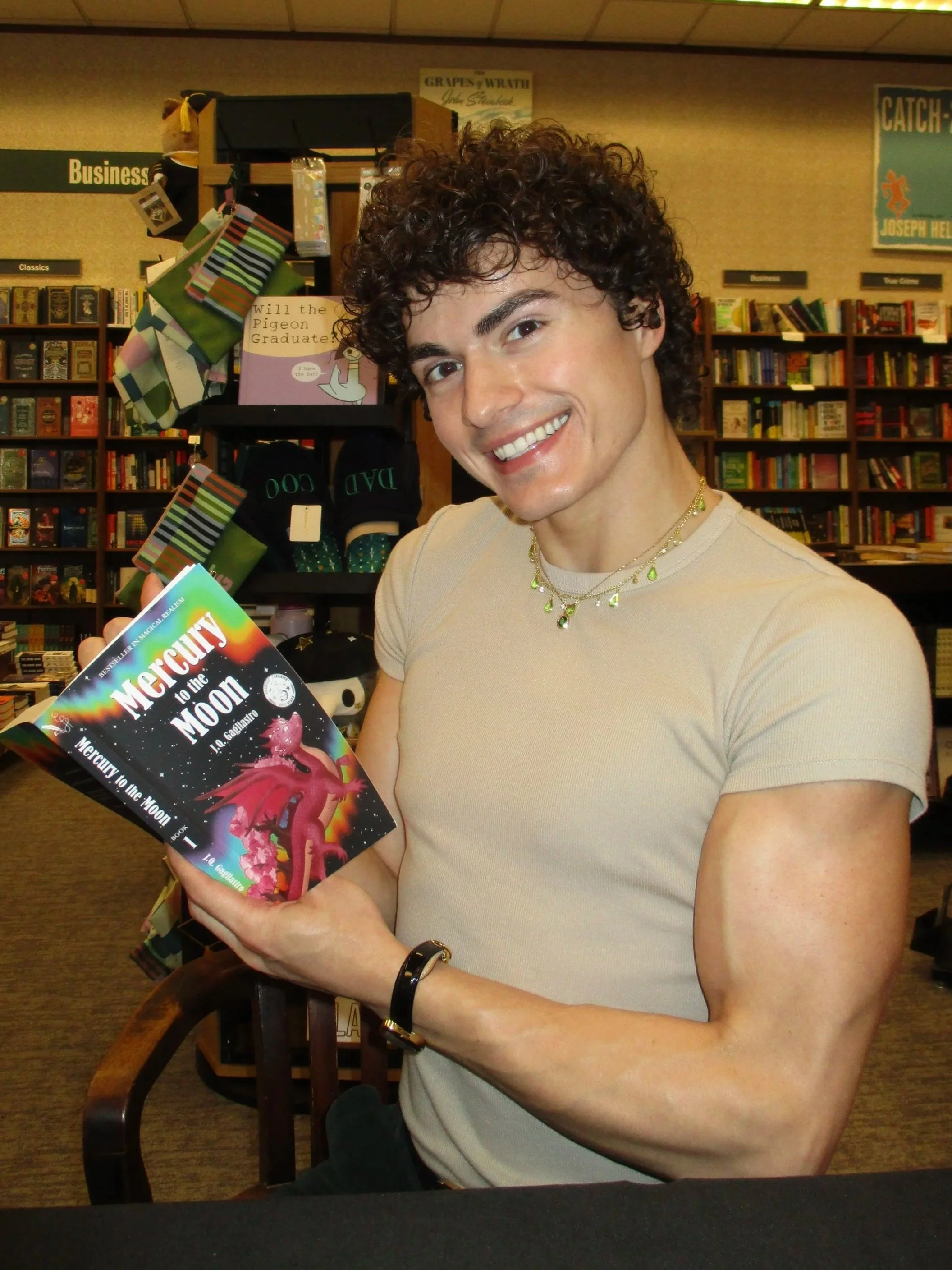 jq gagliastro book signing barnes and noble broomall pa Mercury to the Moon J.Q. Gagliastro barnes &amp; noble fantasy book indie bestseller