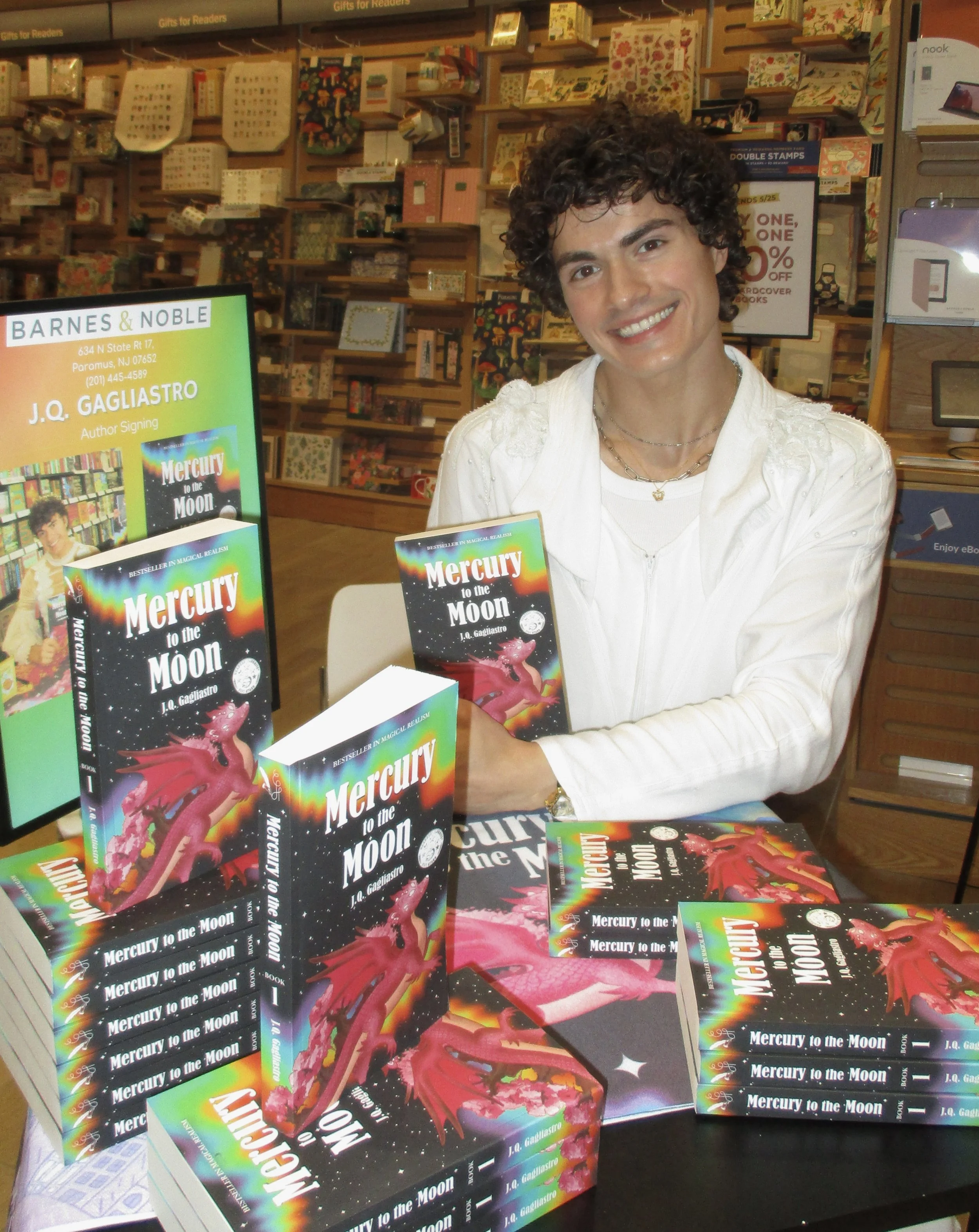 jq gagliastro book signing barnes and noble paramus nj Mercury to the Moon by J.Q. Gagliastro barnes &amp; noble fantasy book bestseller