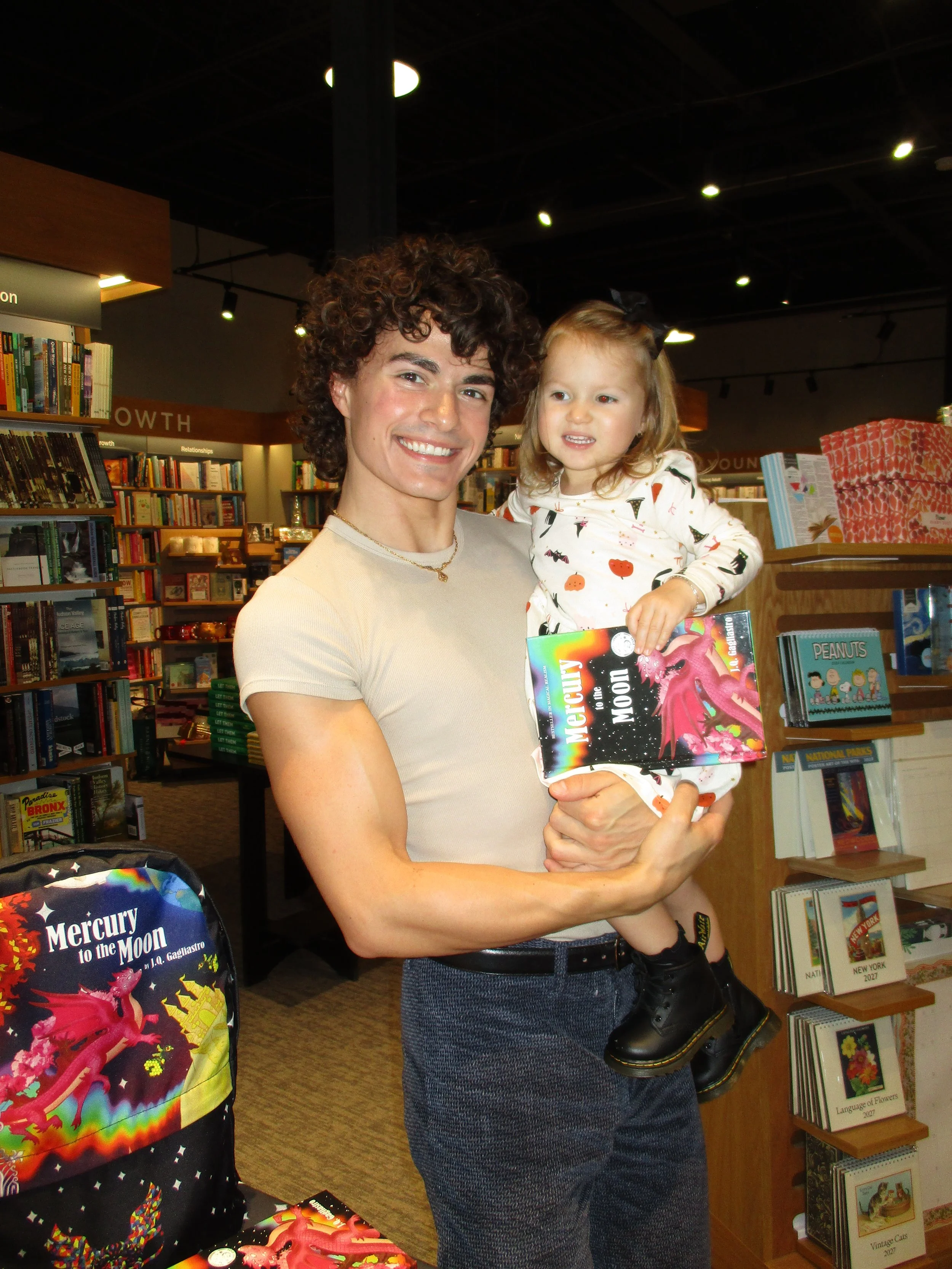 J.Q. Gagliastro book signing at Barnes &amp; Noble Kingston New York