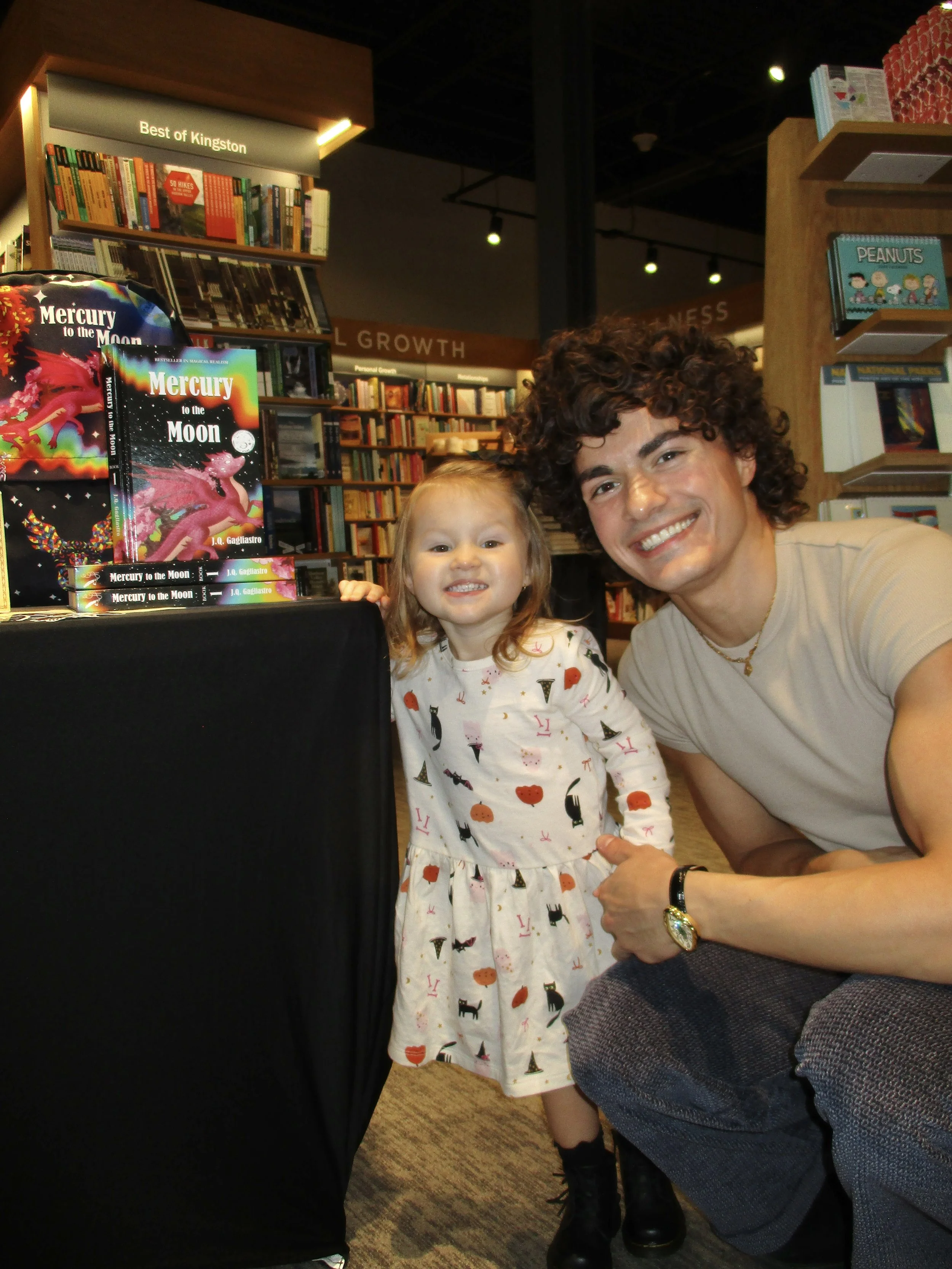 J.Q. Gagliastro book signing at Barnes &amp; Noble Kingston New York