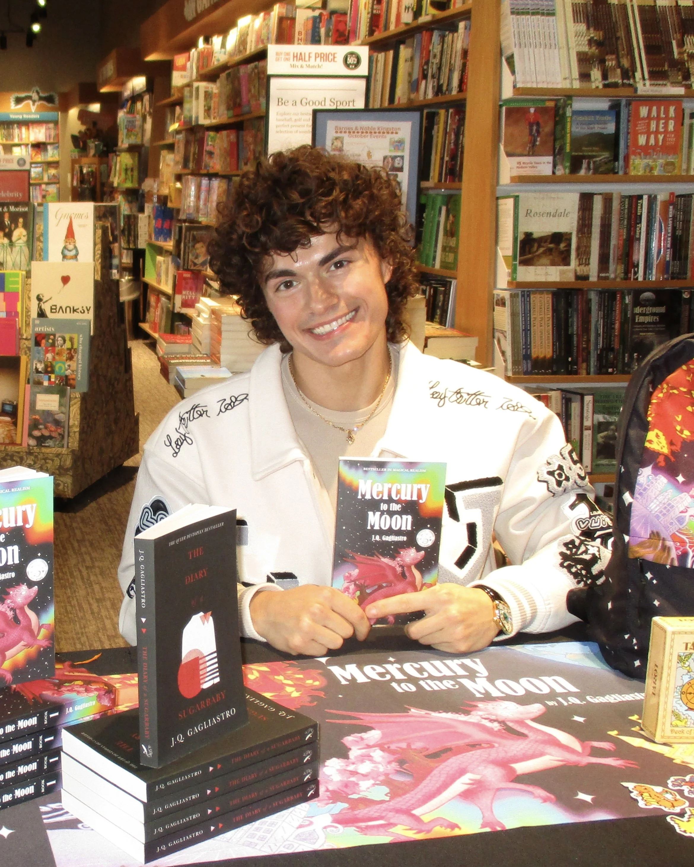 J.Q. Gagliastro book signing at Barnes &amp; Noble Kingston New York