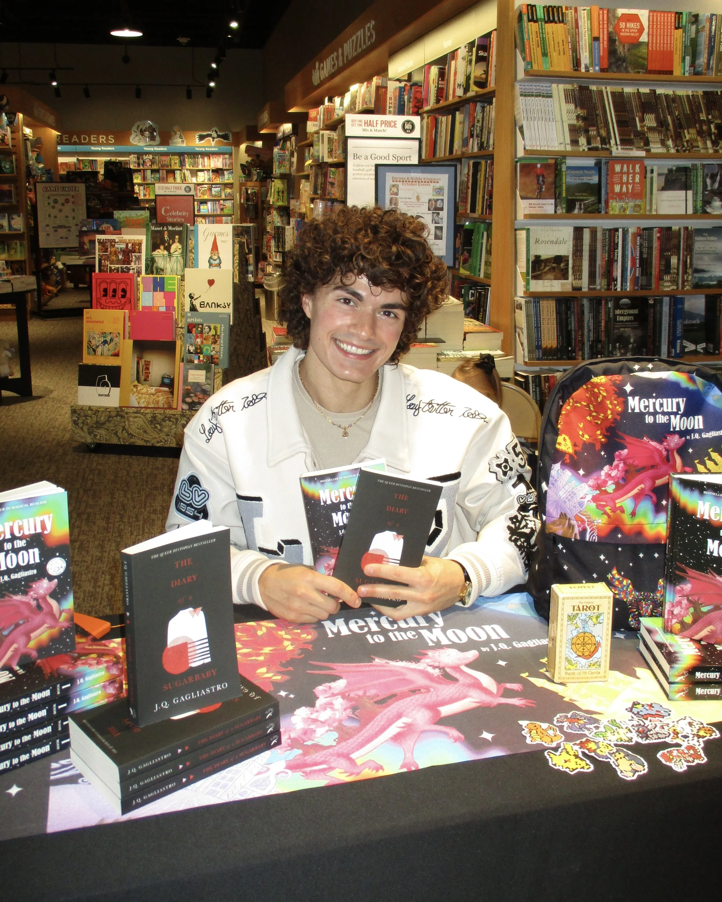 J.Q. Gagliastro book signing at Barnes &amp; Noble Kingston New York