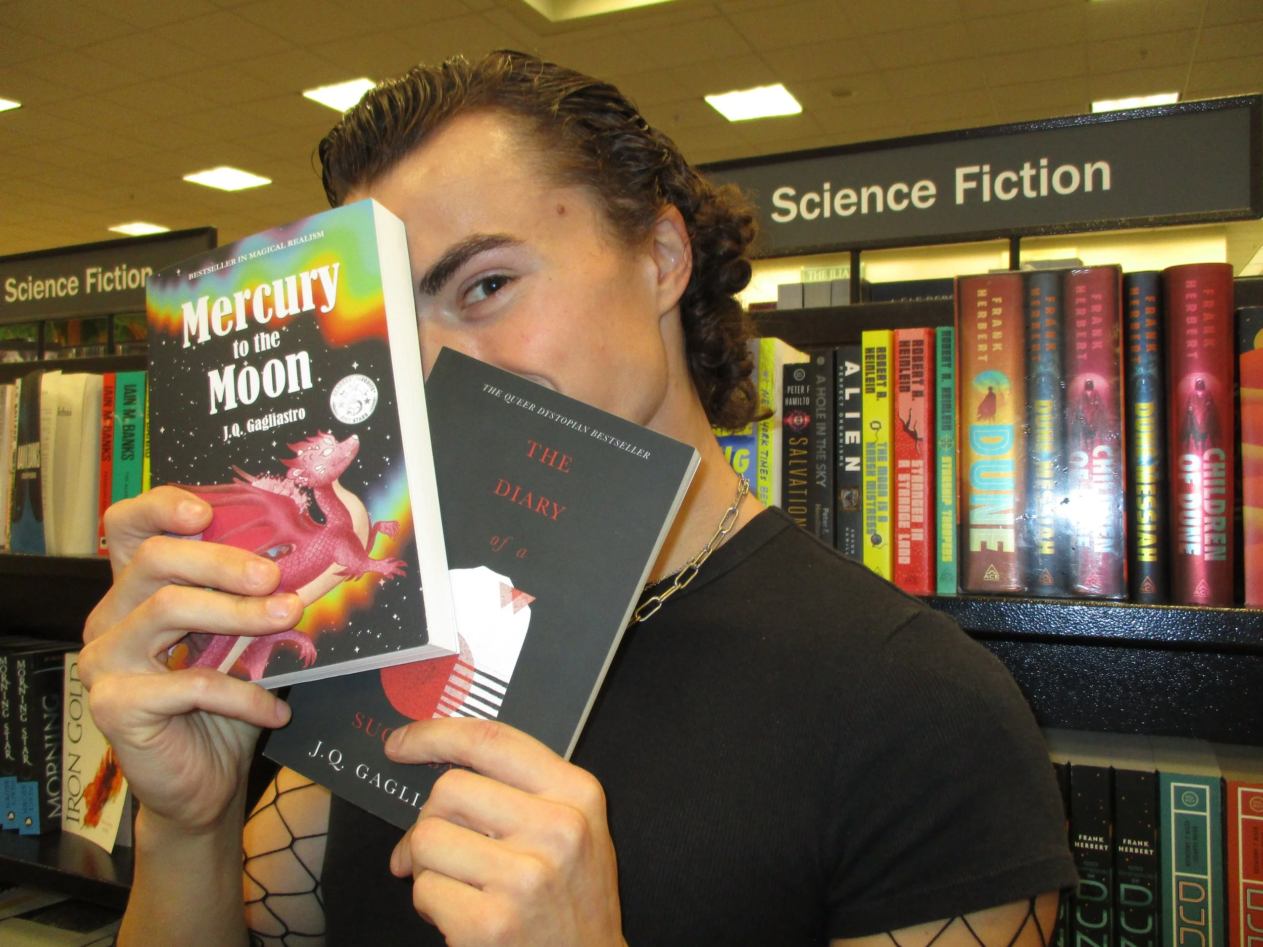 jq gagliastro book author signing ithaca new york barnes and noble Mercury to the Moon 