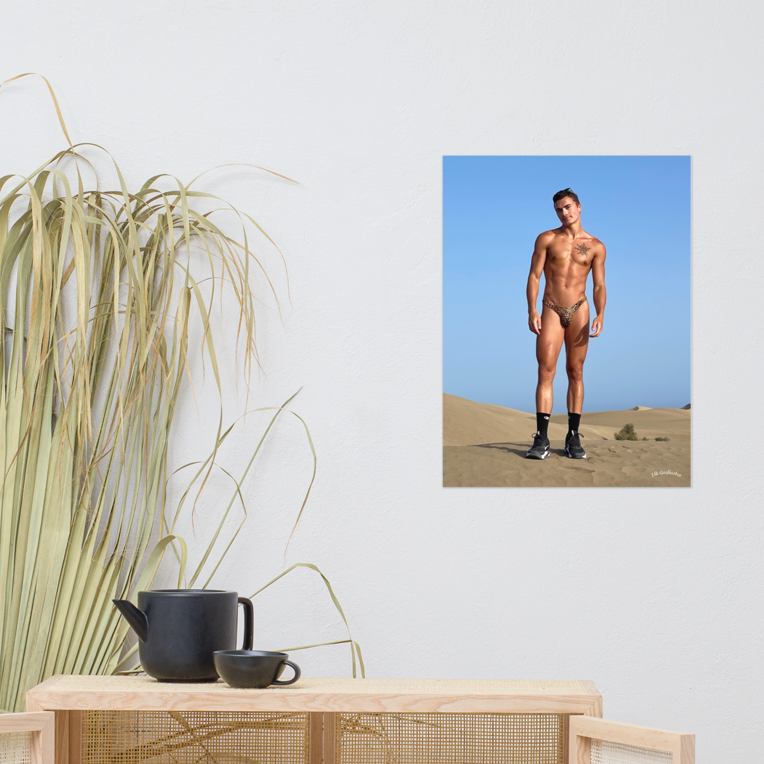 J.Q. Gagliastro cheetah thong poster