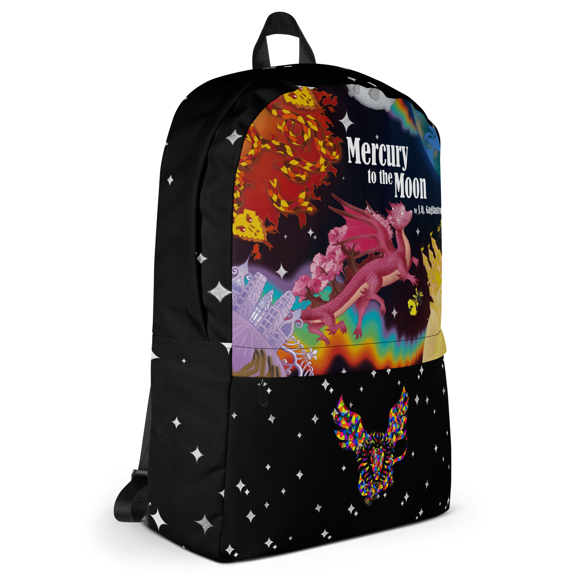 Mercury to the Moon backpack back to school backpack