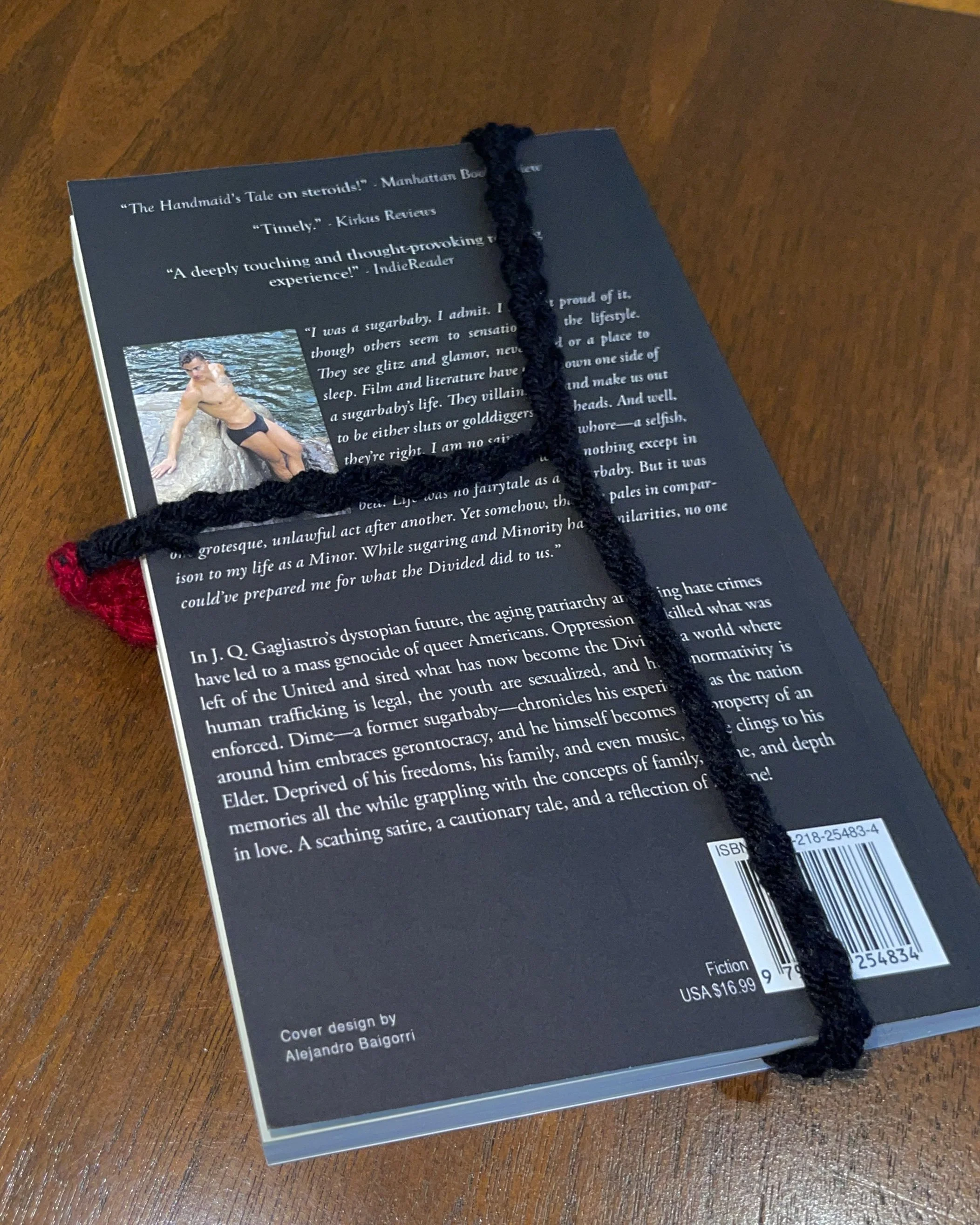 bookmark thong knit bookmark mary sweeney J.Q. Gagliastro thong