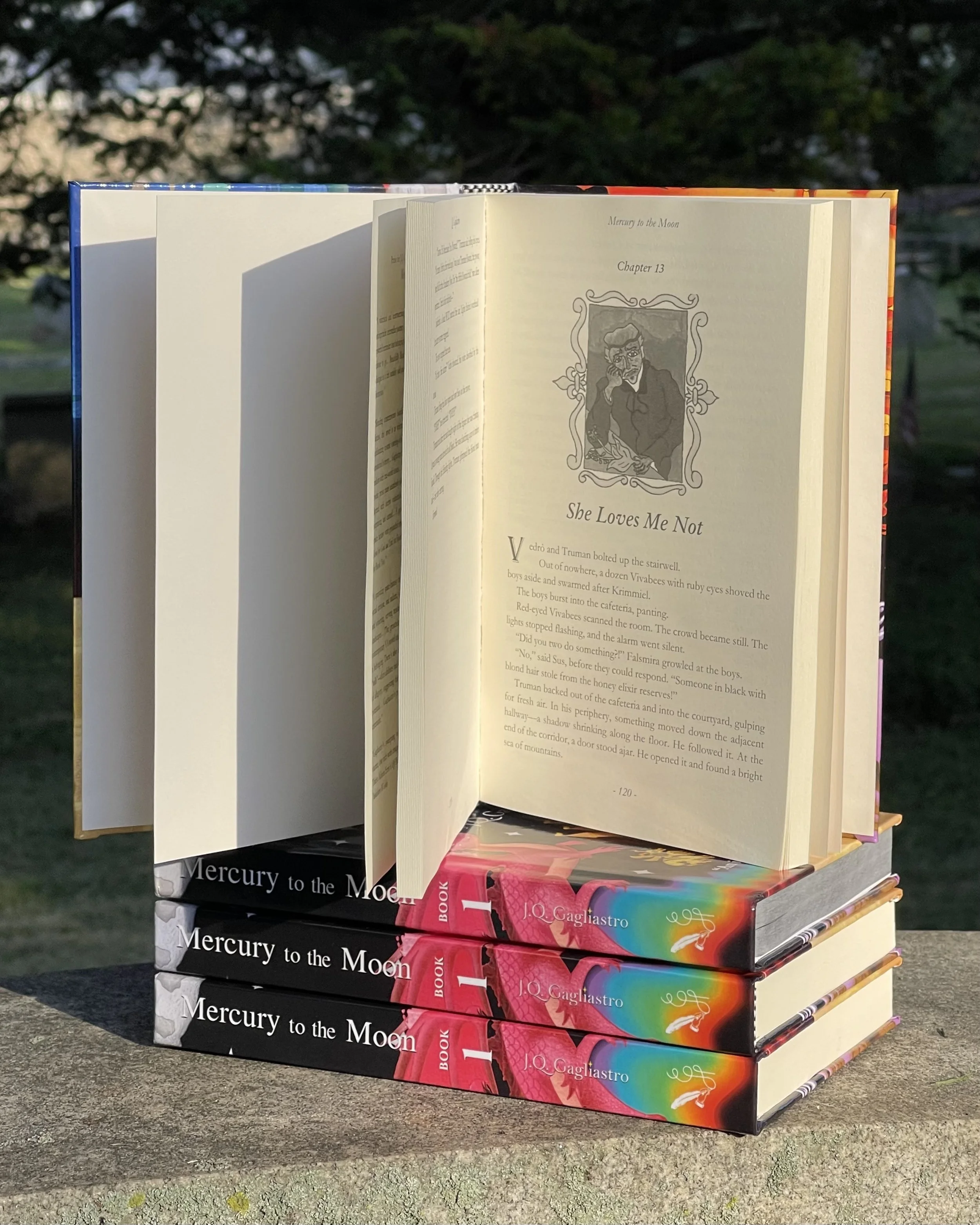 Mercury to the Moon J.Q. Gagliastro book bestseller YA fiction magical realism book dragons book alien book