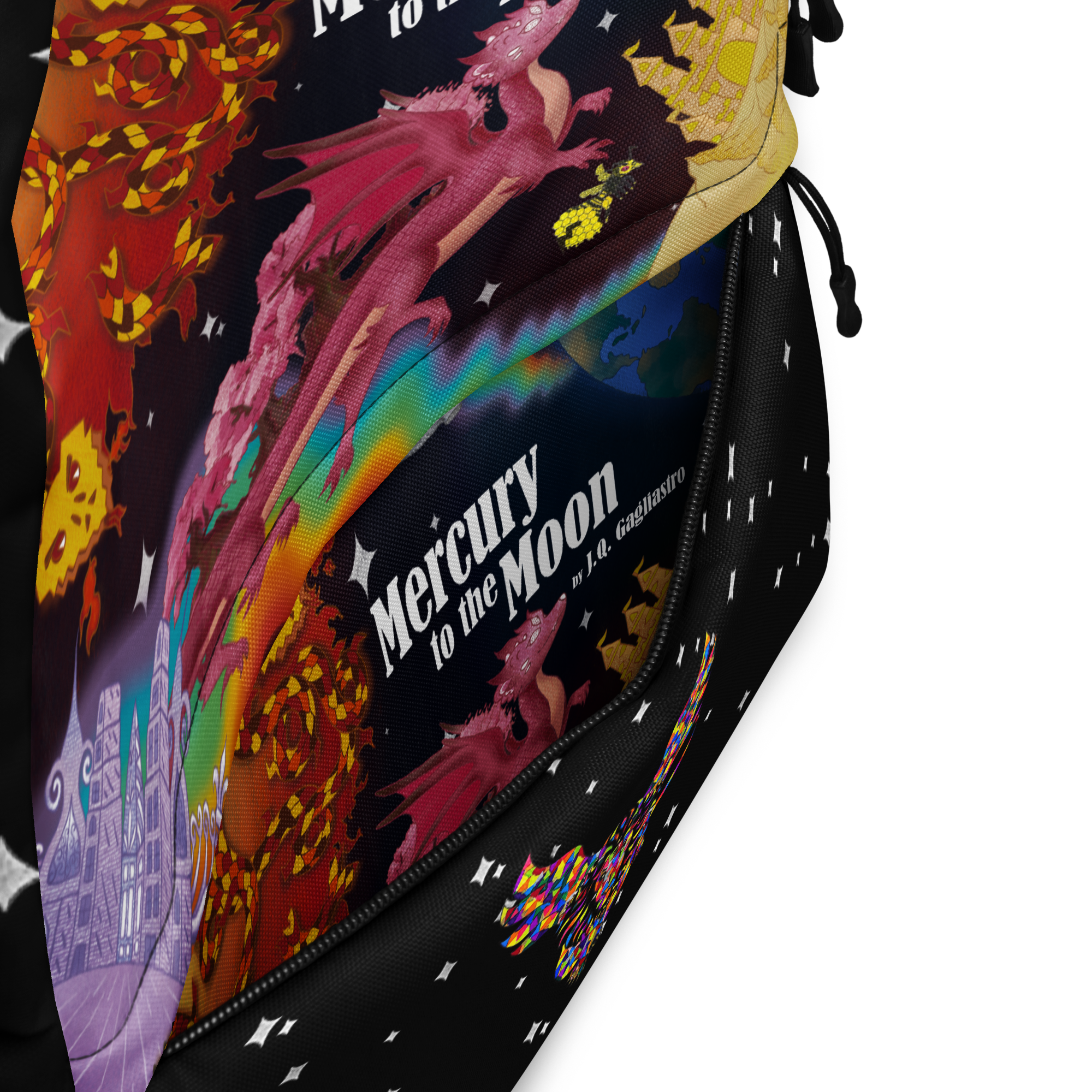 Mercury to the Moon backpack back to school backpack