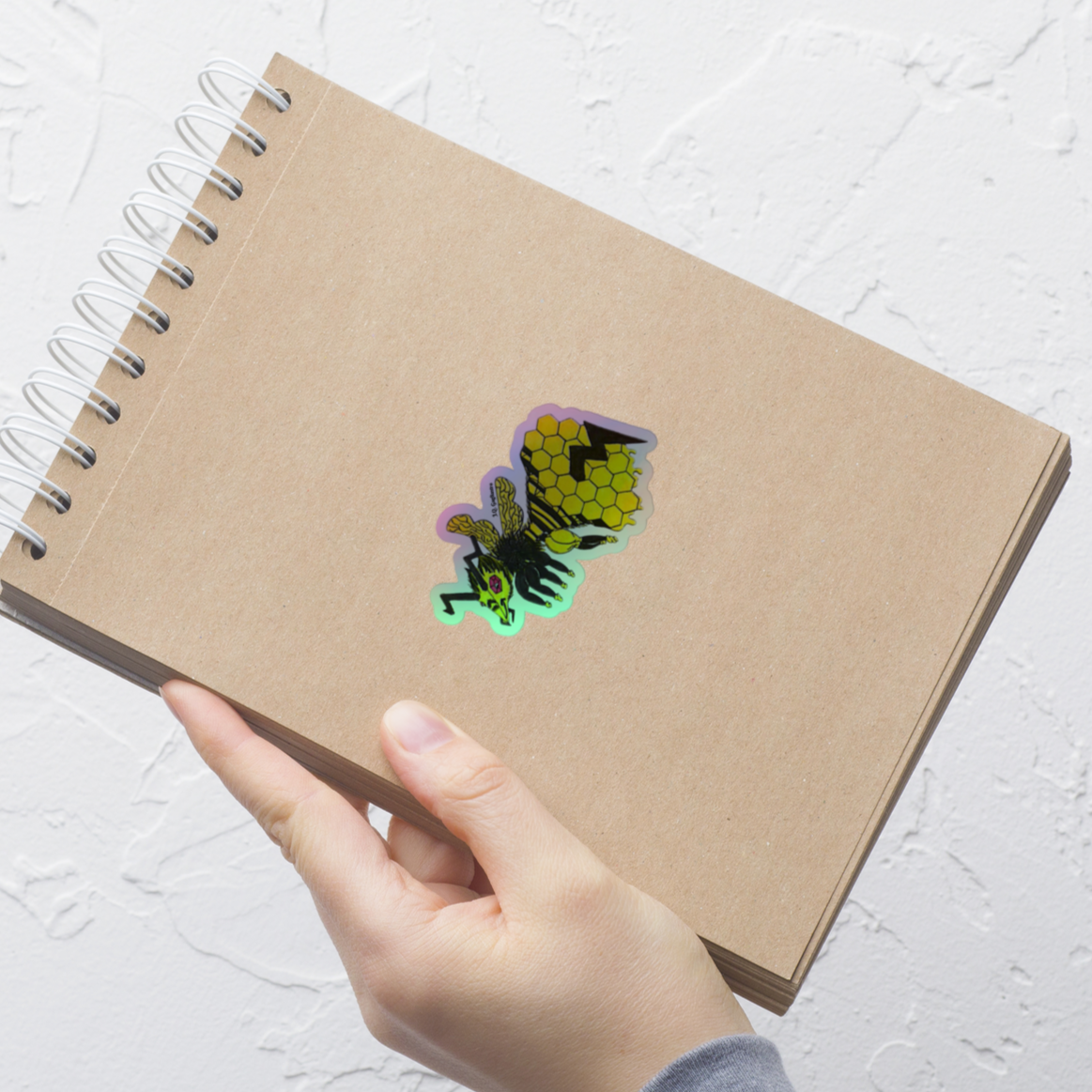 J.Q. Gagliastro bee sticker