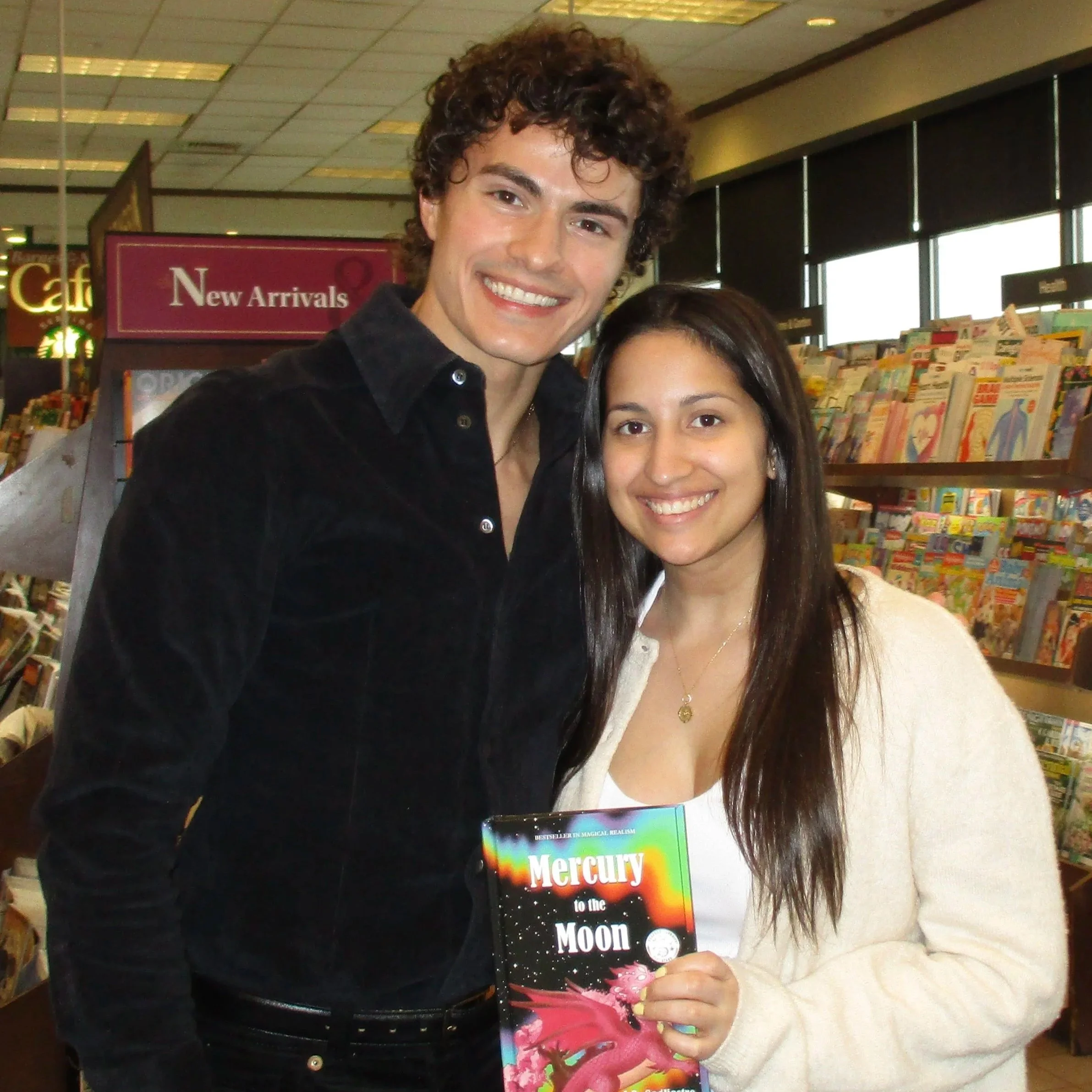 Book Signing at Barnes & Noble Woodland Park, New Jersey book signing nj Mercury to the Moon 