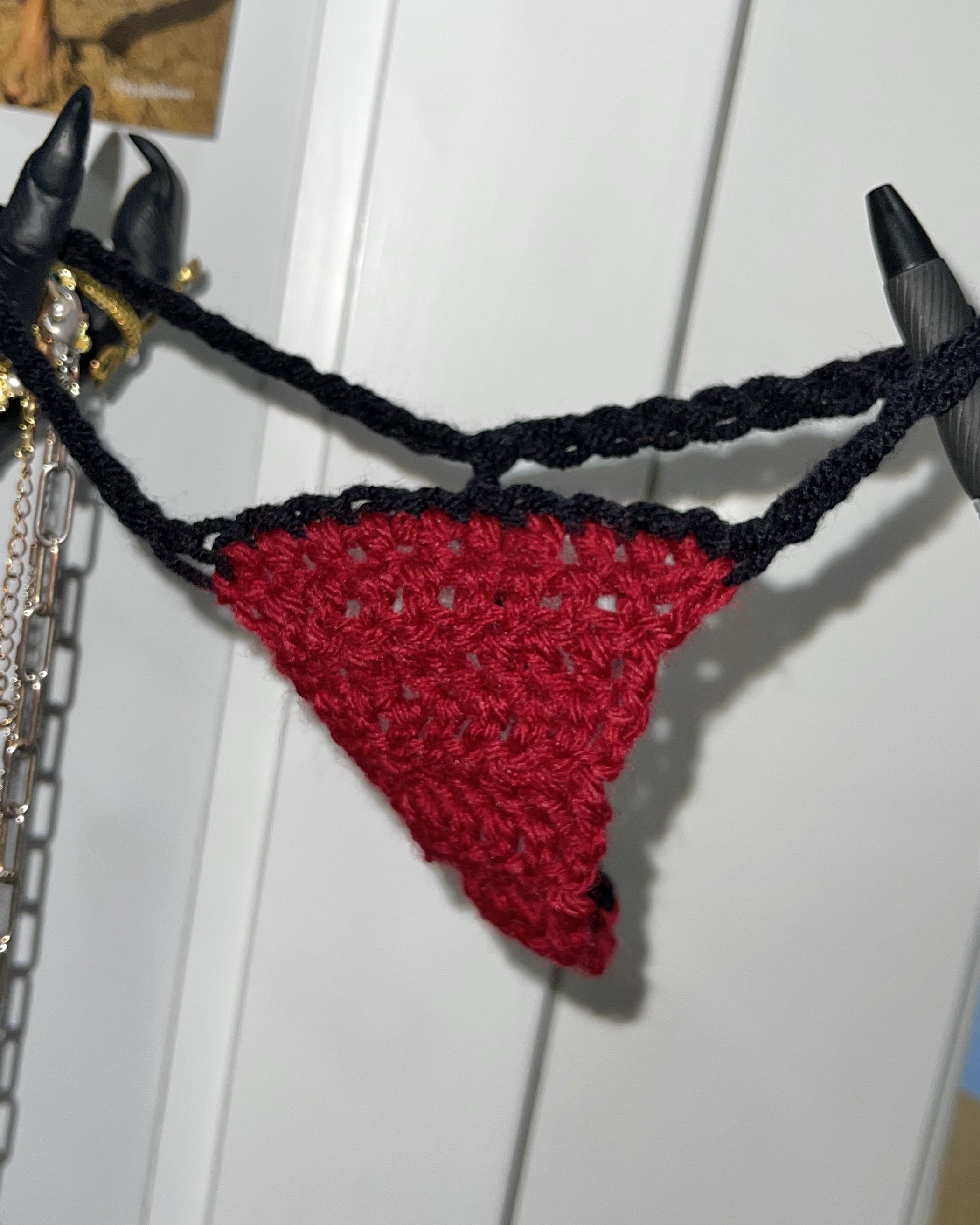 bookmark thong knit bookmark mary sweeney J.Q. Gagliastro thong