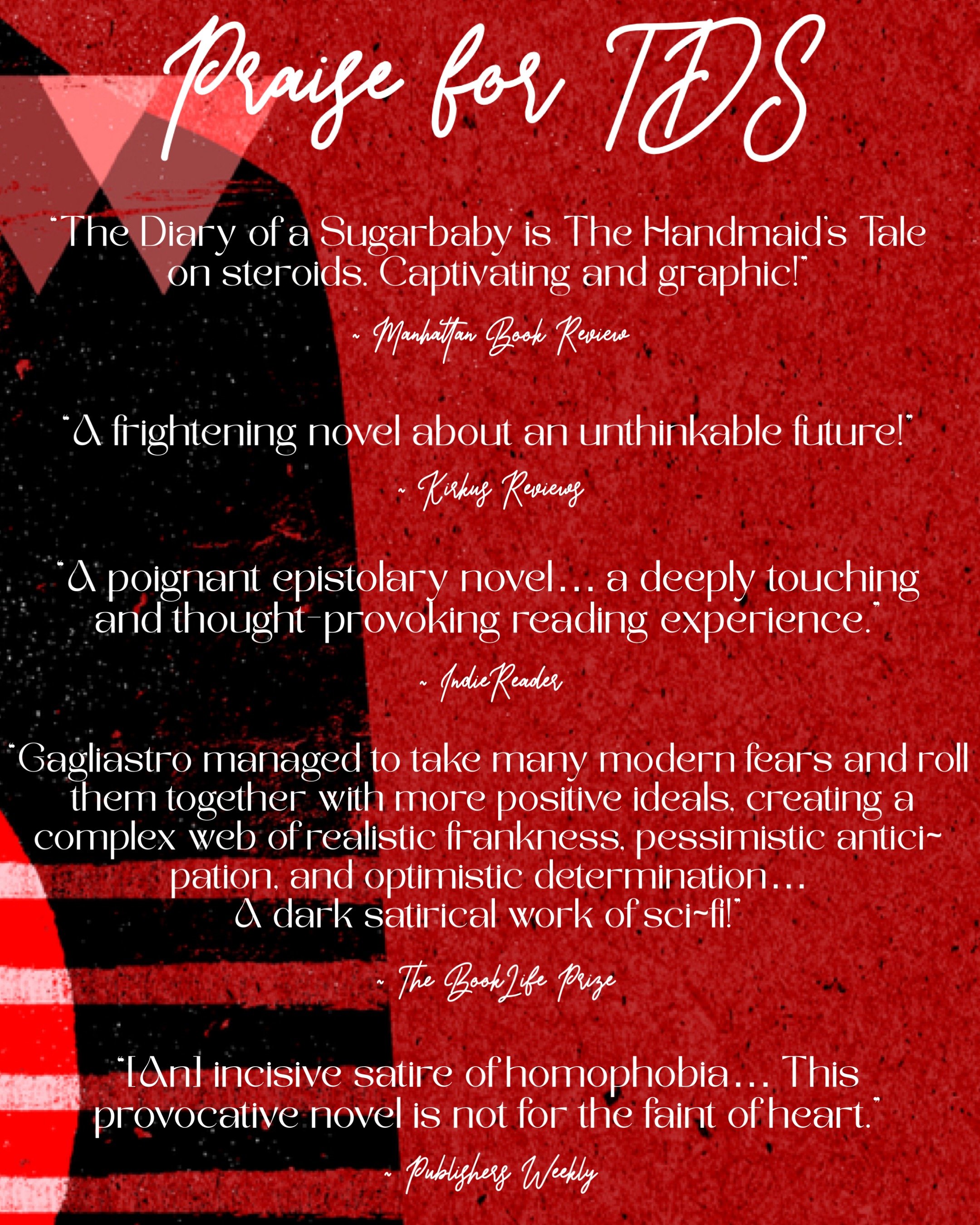 the diary of a sugarbaby J.Q. Gagliastro black hardcover special anniversary edition praise