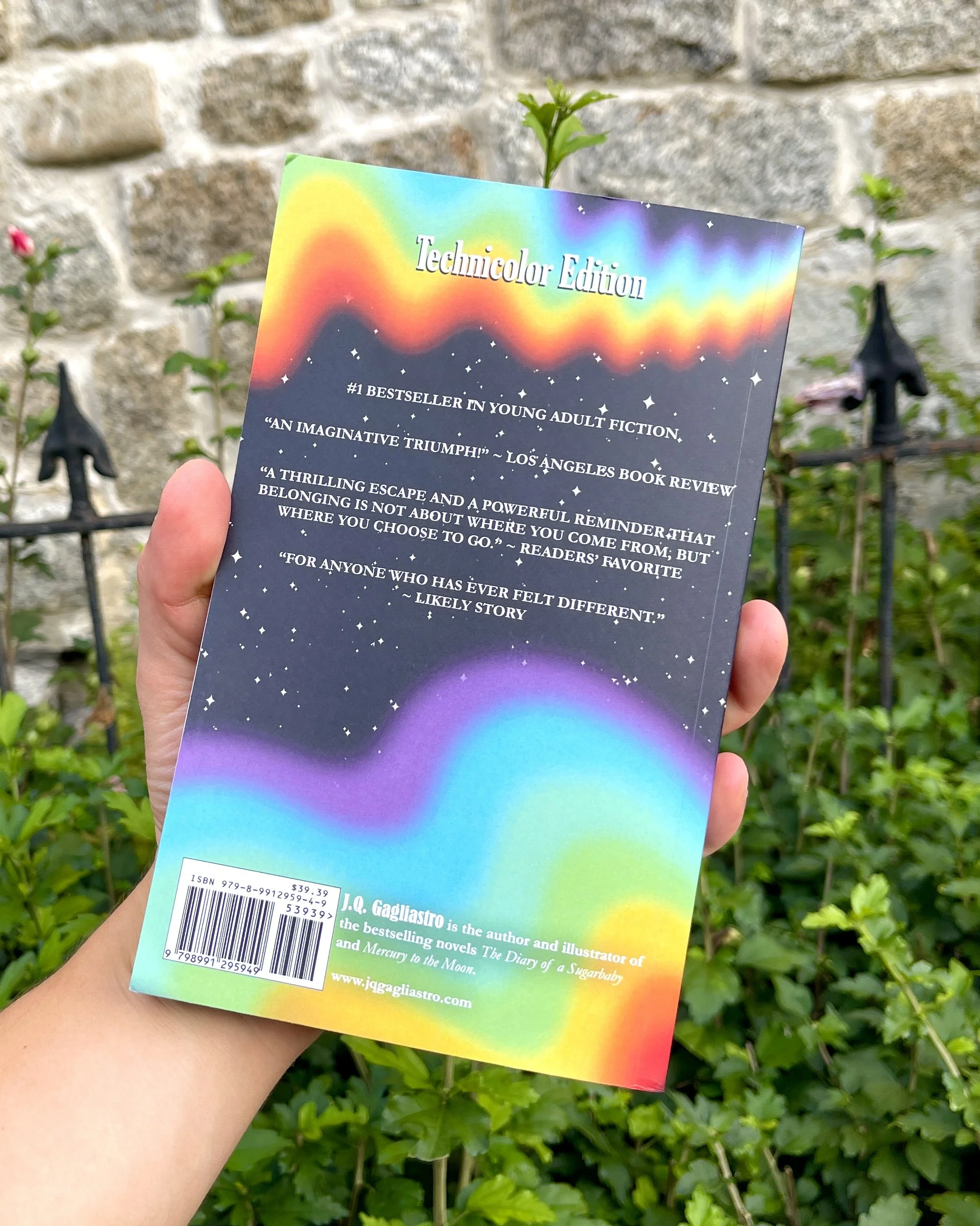 Mercury to the Moon in Technicolor paperback J.Q. Gagliastro