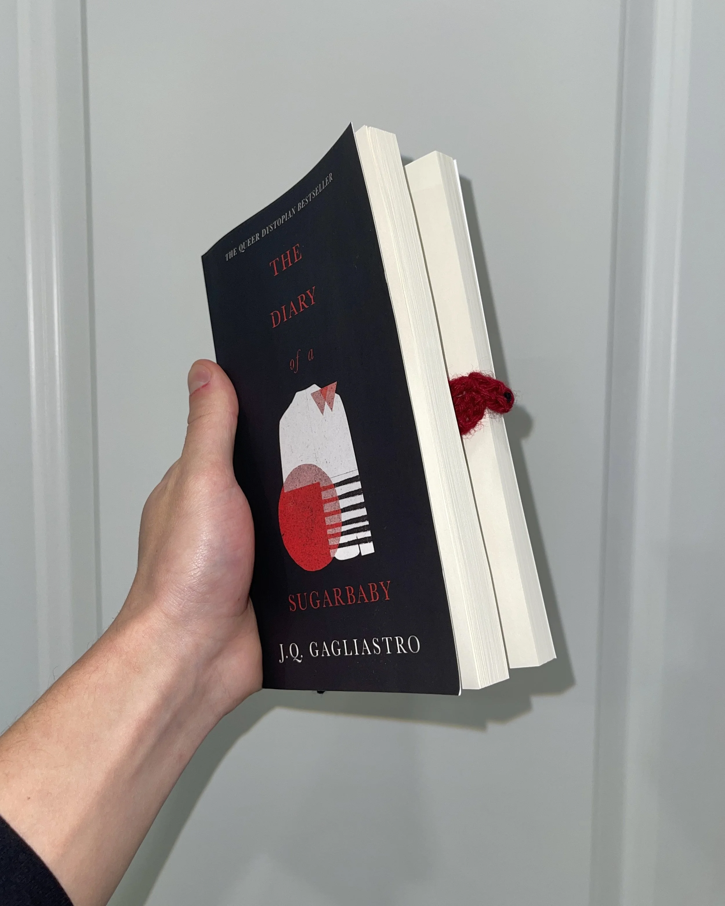 bookmark thong knit bookmark mary sweeney J.Q. Gagliastro thong