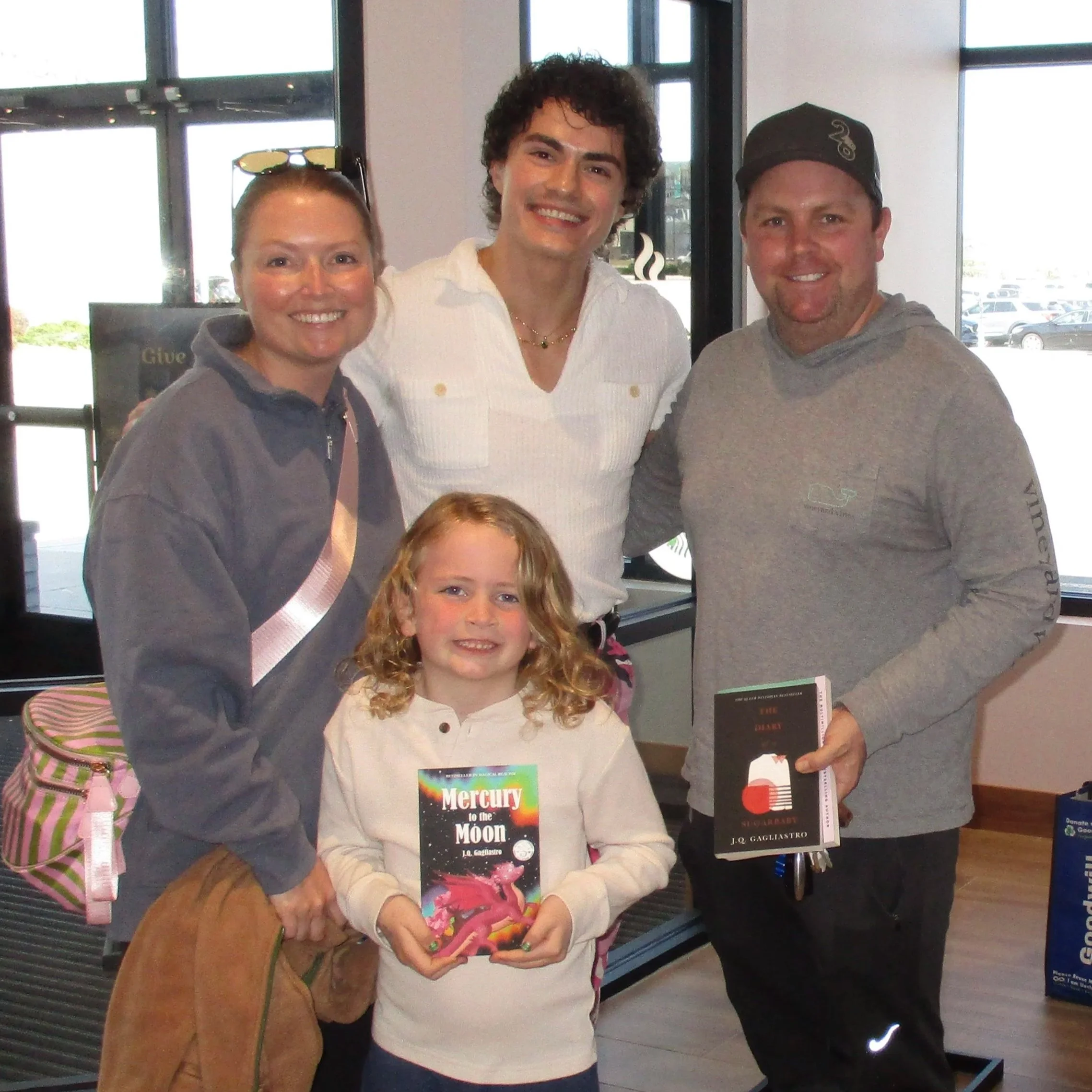 Book Signing at Barnes & Noble Woodland Park, New Jersey book signing nj Mercury to the Moon 