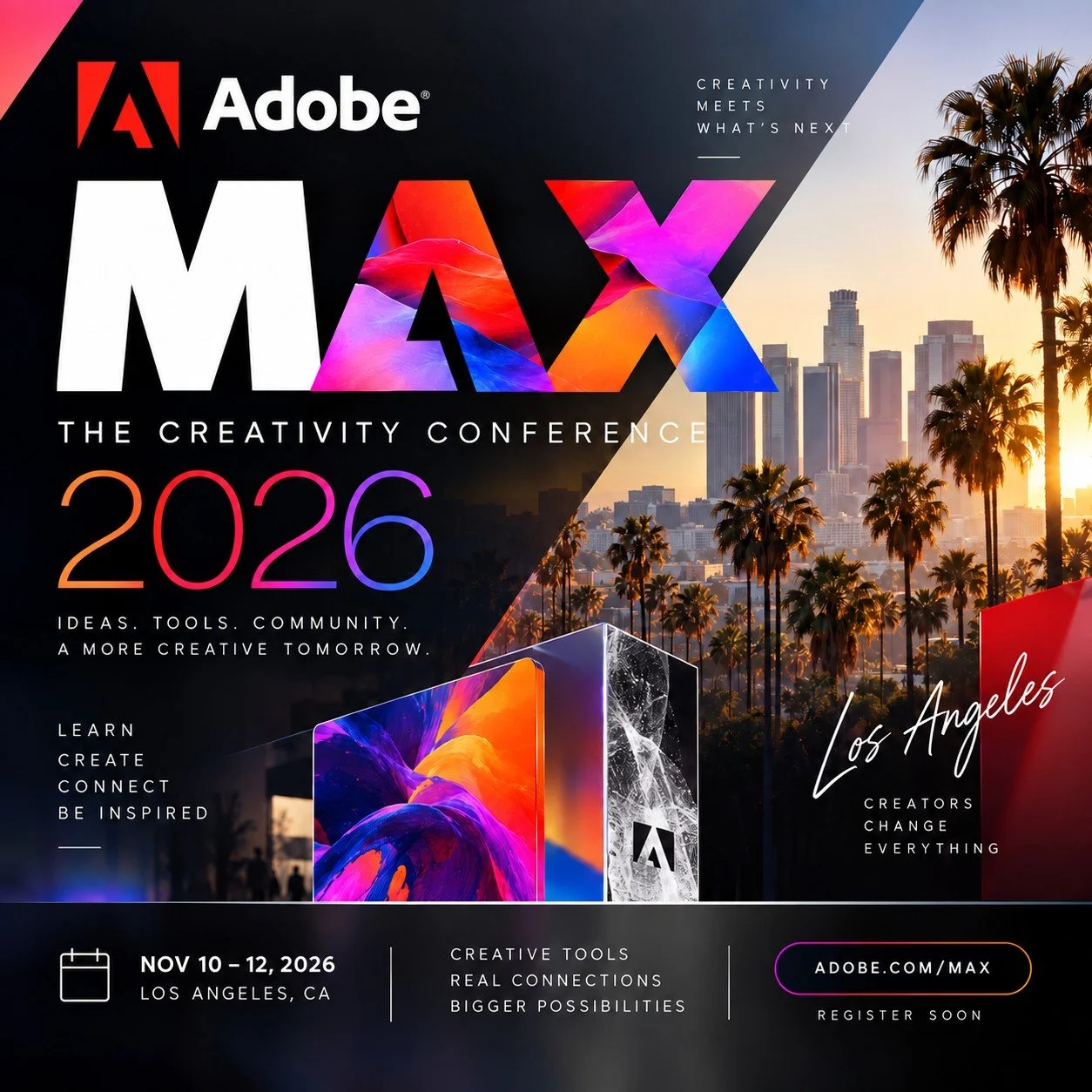 Adobe MAX 2026 — The Creativity Conference