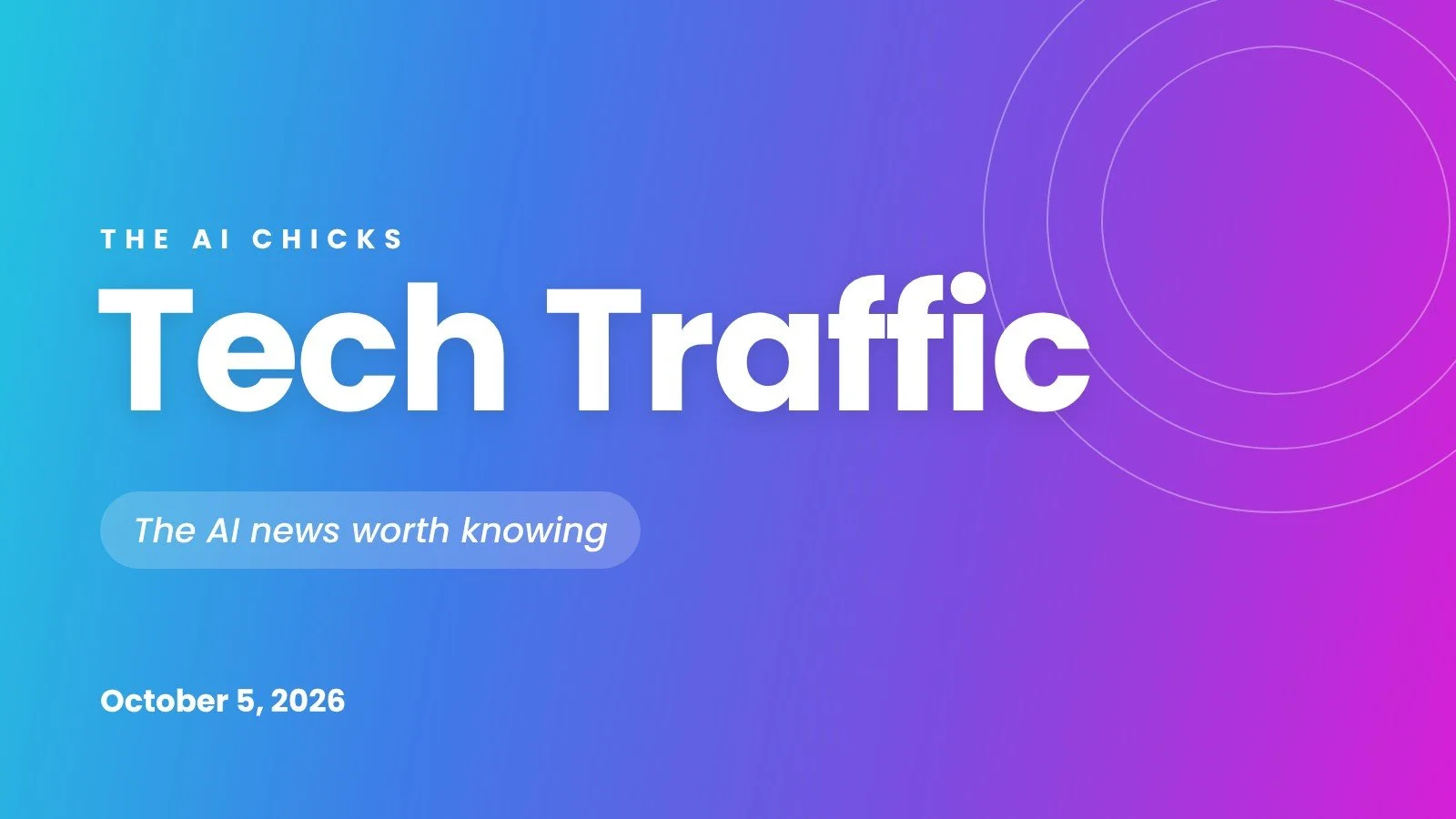 Tech Traffic: October 5