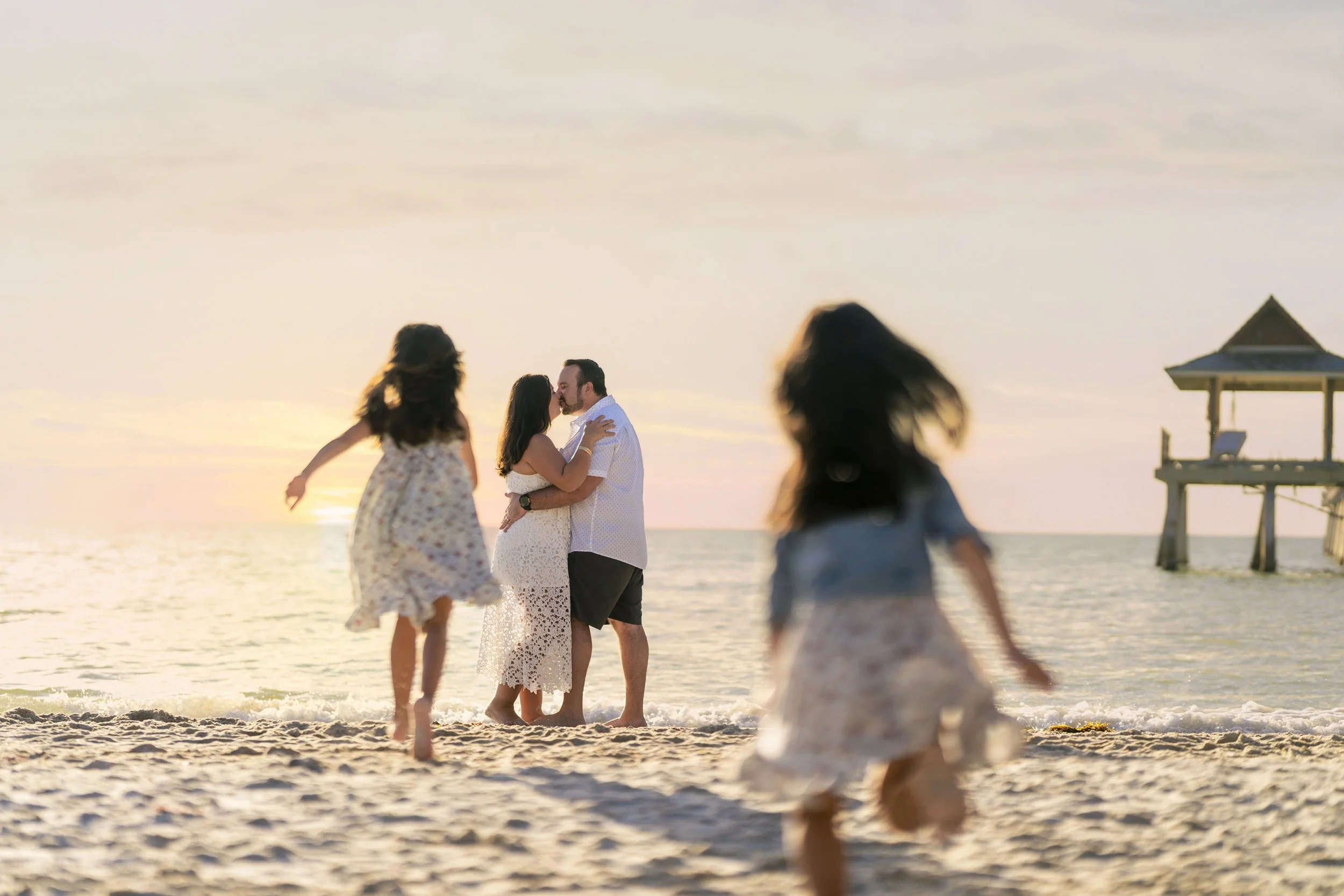 An elevated family portrait capturing genuine connection and presence.
