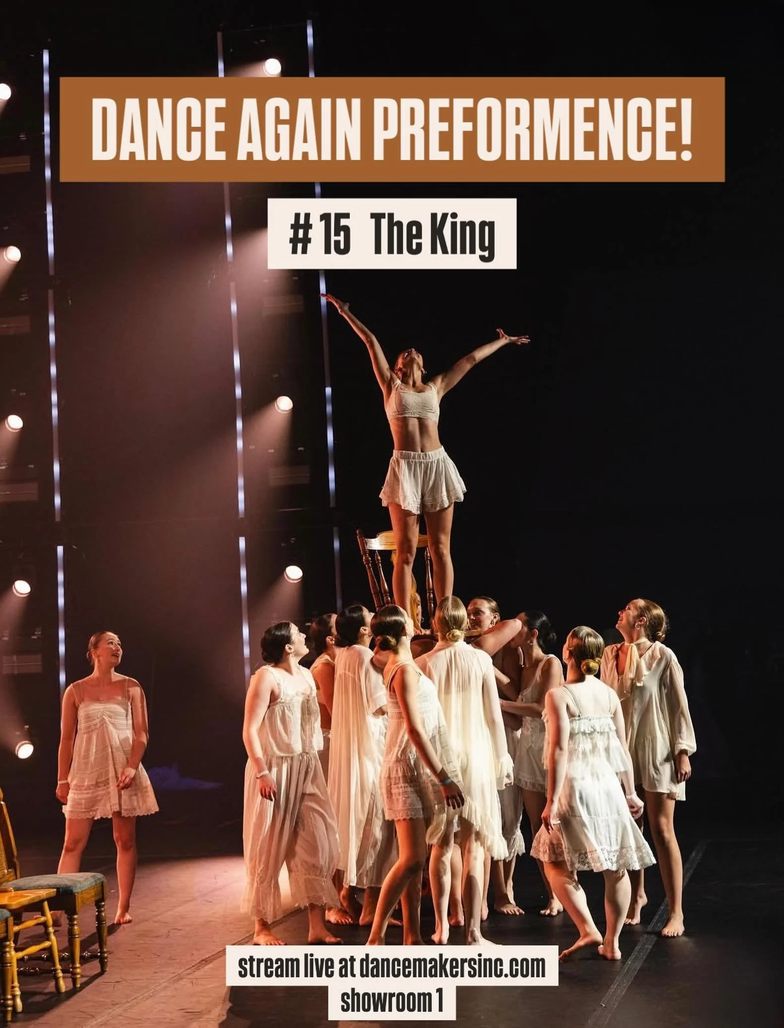 Watch live on the DanceMakers website, staring at 5pm!