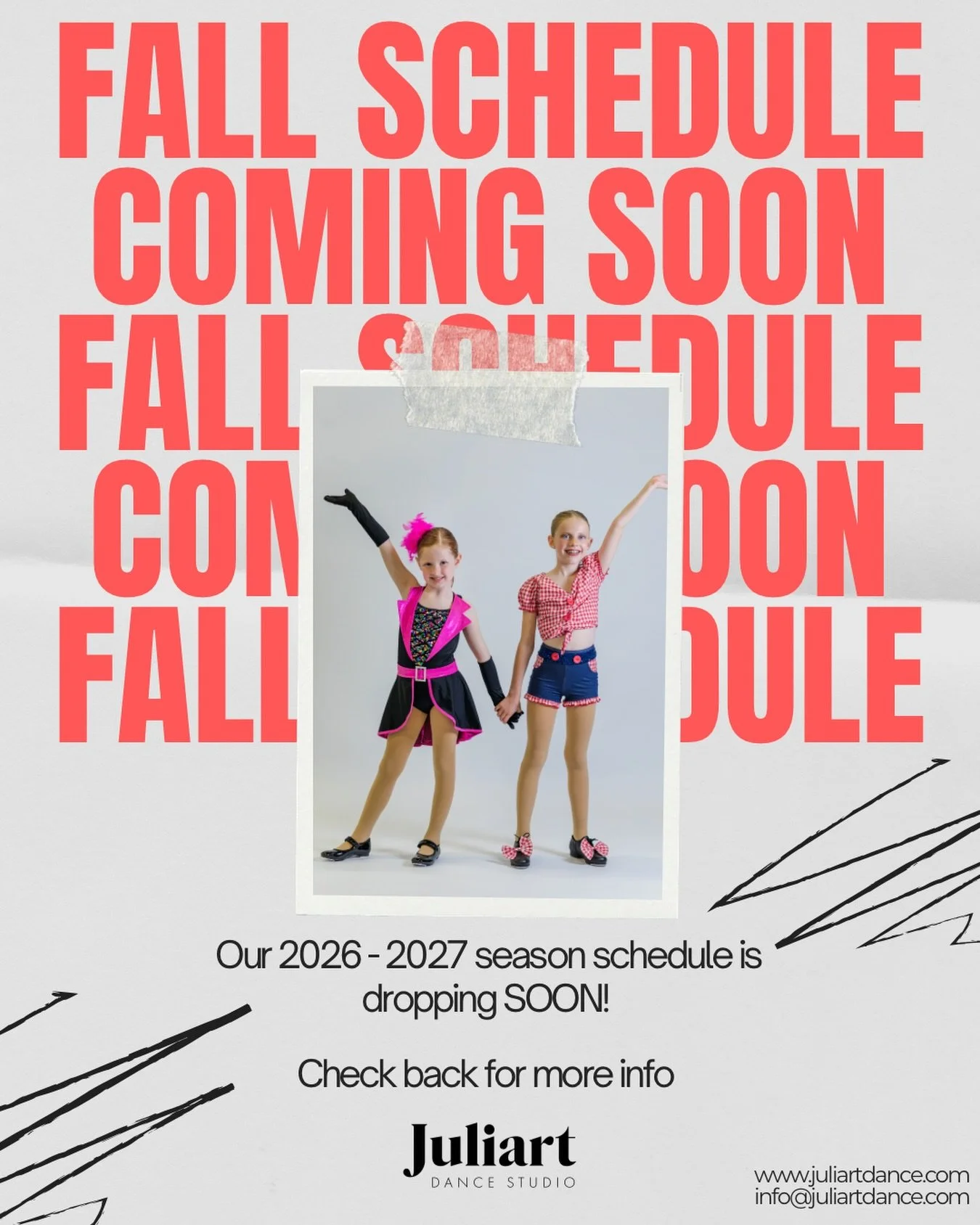 👀 Something&rsquo;s coming&hellip; 👀 

Our 2026-2027 season schedule is dropping SOON! 

Get ready to mark your calendars. We&rsquo;ve got new classes, new opportunities, and another incredible year of dance ahead. Stay tuned, dance fam! 🩵

#JDS26