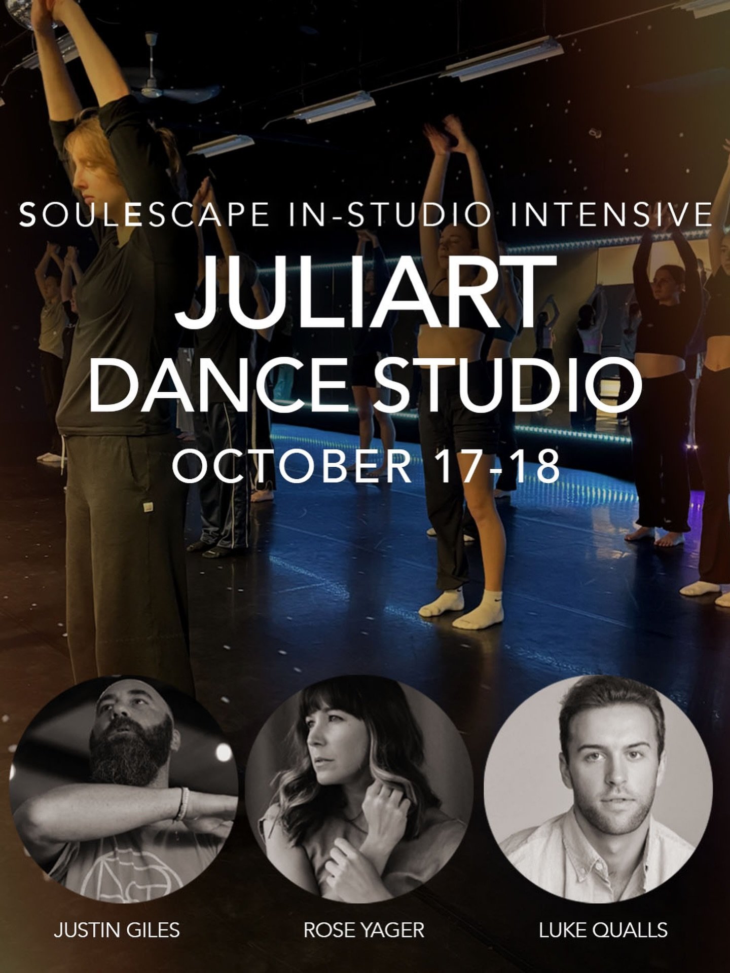 ✨ Soulescape is coming back to JDS! ✨

Soulescape In-Studio Intensive is one of the events we look forward to most all year, and it&rsquo;s almost here! 🖤

October 17&ndash;18, our dancers will spend the weekend learning from @jgiles11 , @roseyager 
