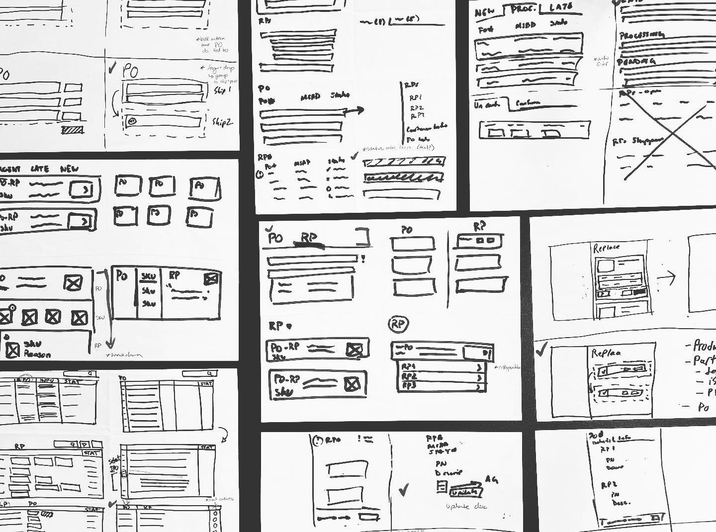 Using sharpie and pens never gets old
🖊
Found these old sketches of some layouts after cleaning out my desk at Wayfair. It sure has been a wild 3 years and I&rsquo;m thankful for every moment of it. Ready for whatever adventures lie ahead! 🤩
#uxdes