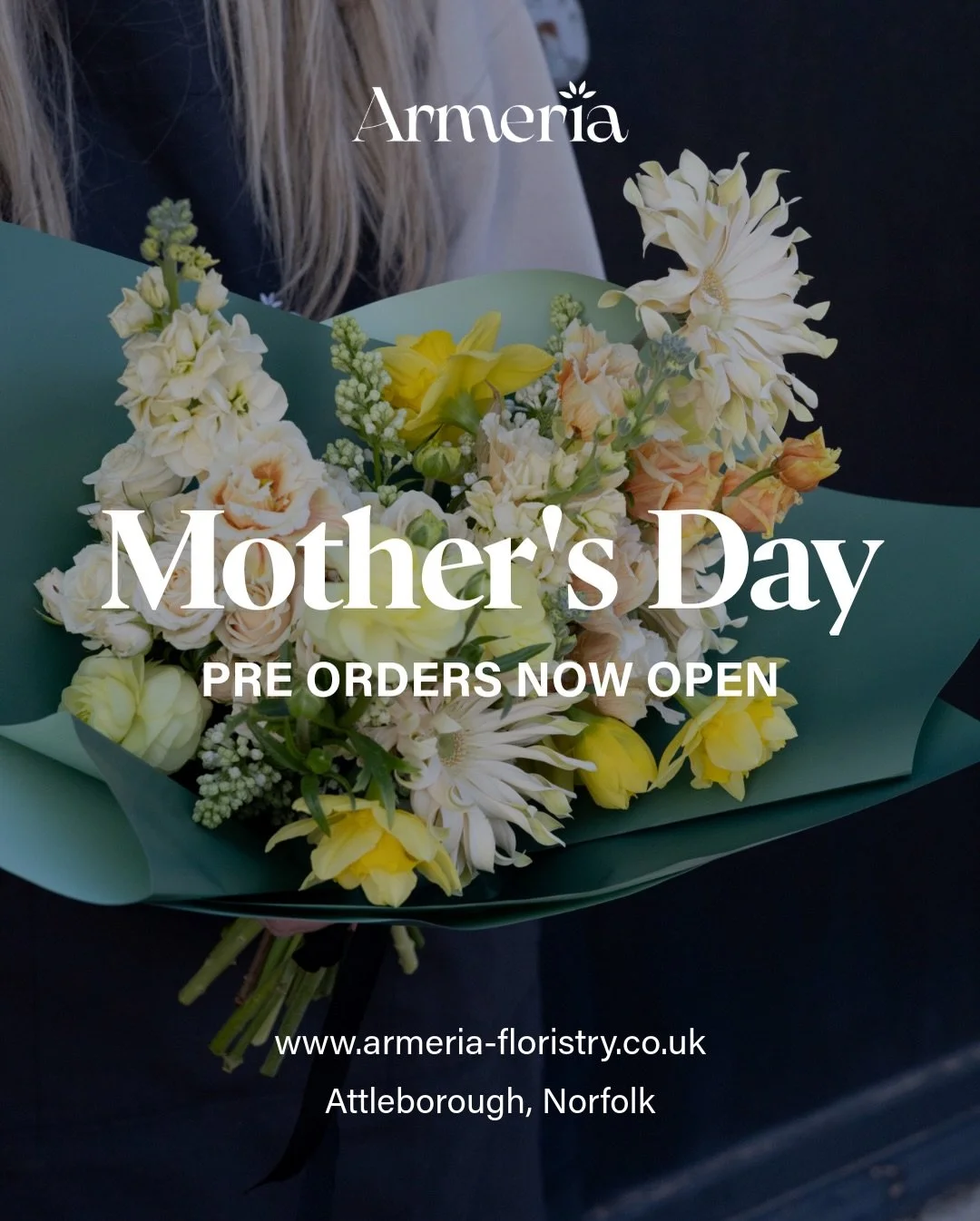 Mother&rsquo;s Day pre-orders are now open! 🌸

Head to the link in our bio to order yours in time.

Collection available on 14th March from our studio or delivery available in Norfolk &amp; Suffolk! 

#mothersdayflowers #mothersdaygifts #floristnorf