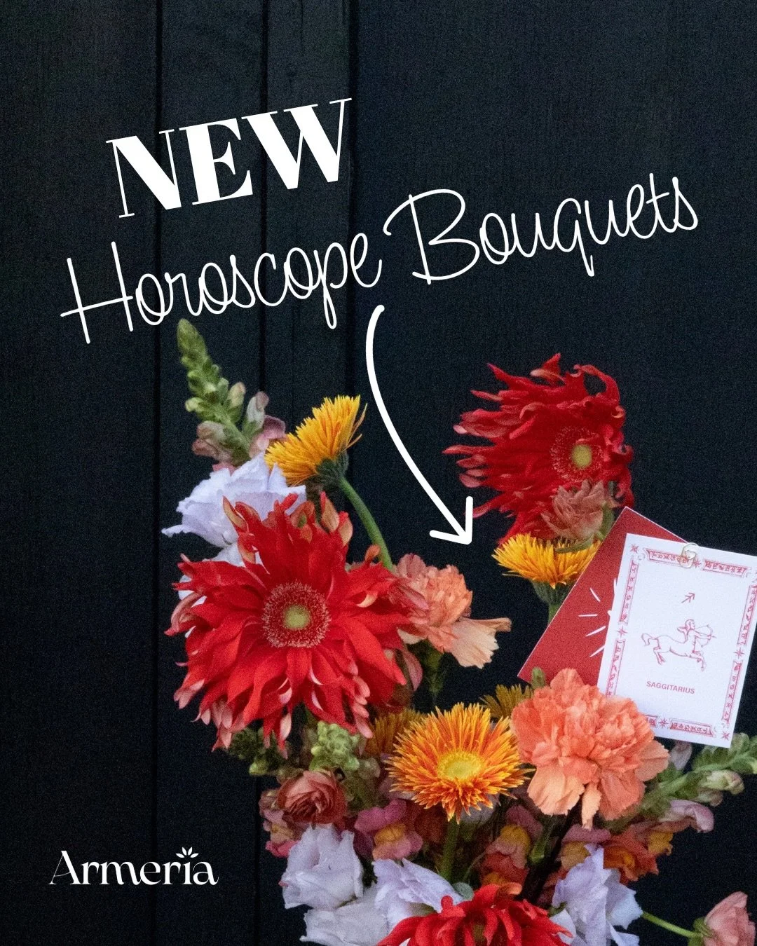 🌸 HOROSCOPE BOUQUETS 🌸

Looking for the perfect Mother&rsquo;s Day gift? Our horoscope bouquets add a beautiful personal touch! 

Choose from a vase arrangement or a hand-tied bouquet. Each one comes with a tarot card for your chosen zodiac sign, s