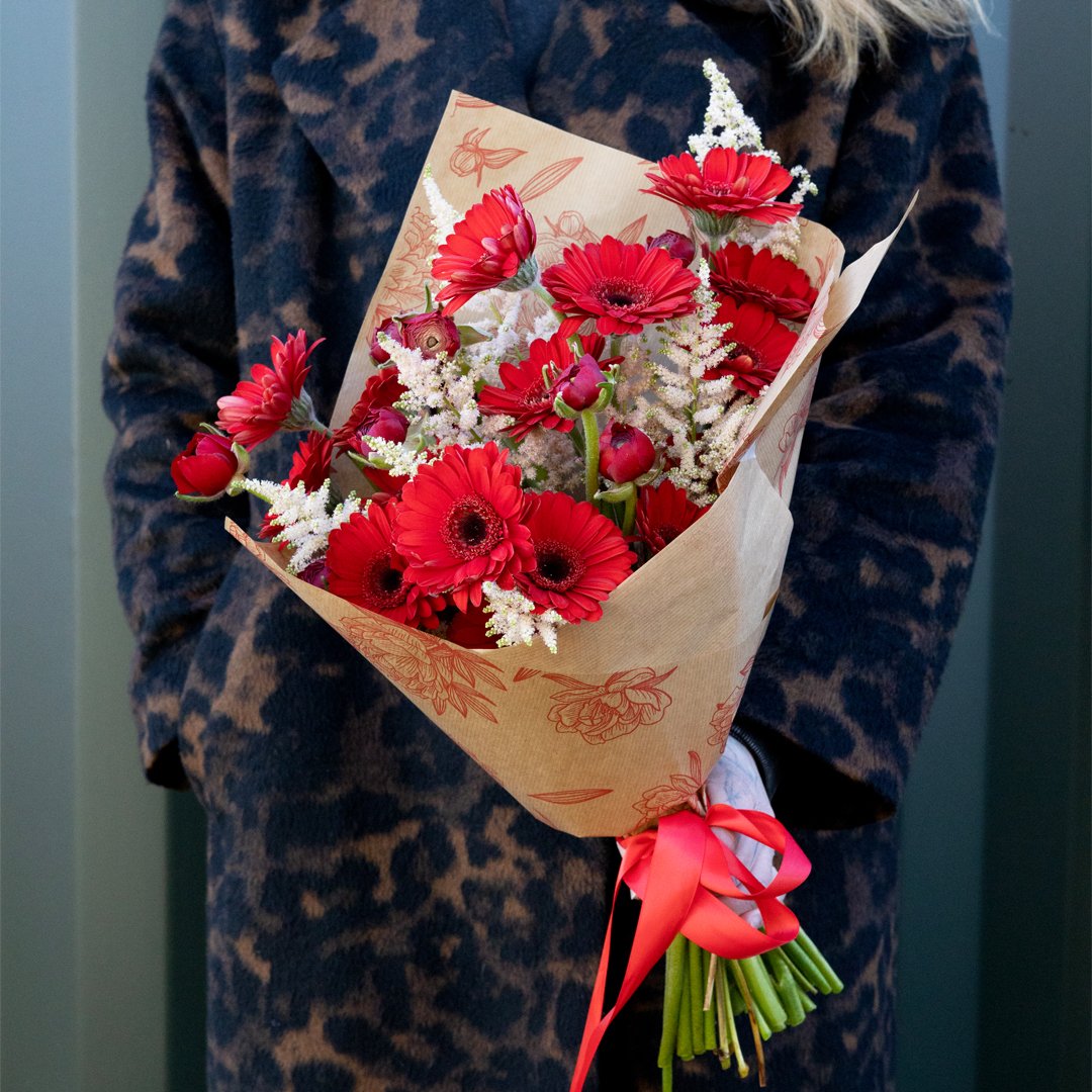 The Attleborough Valentines Day Flower Bouquet